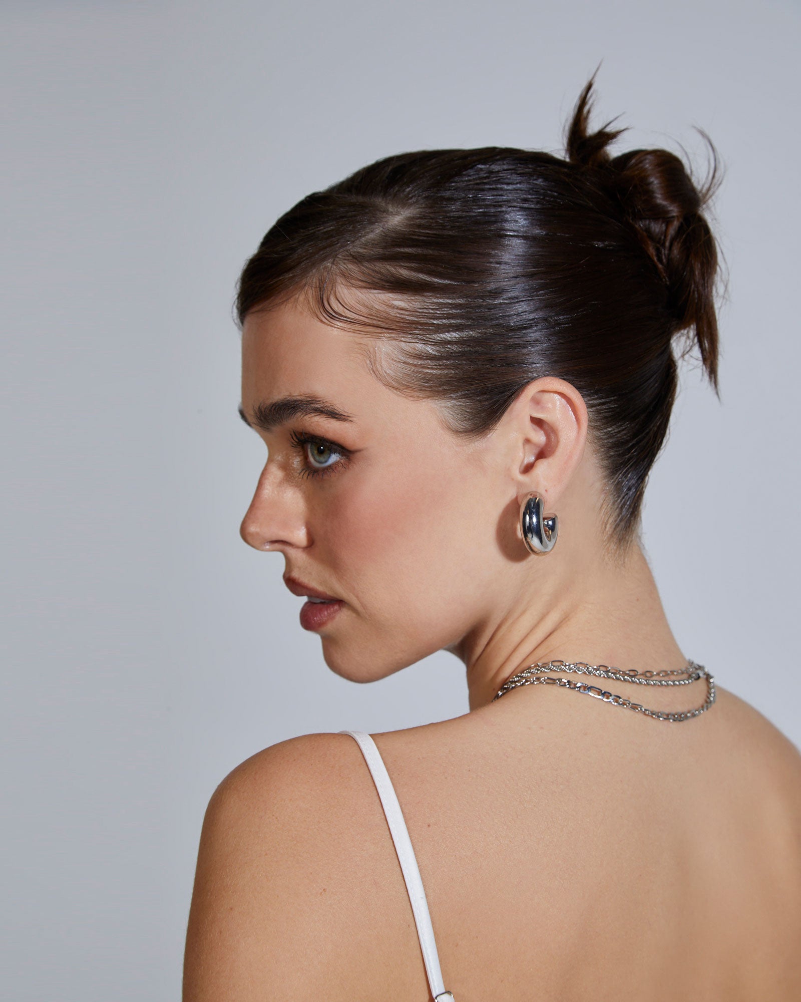 Maddie Hoop Earring SILVER