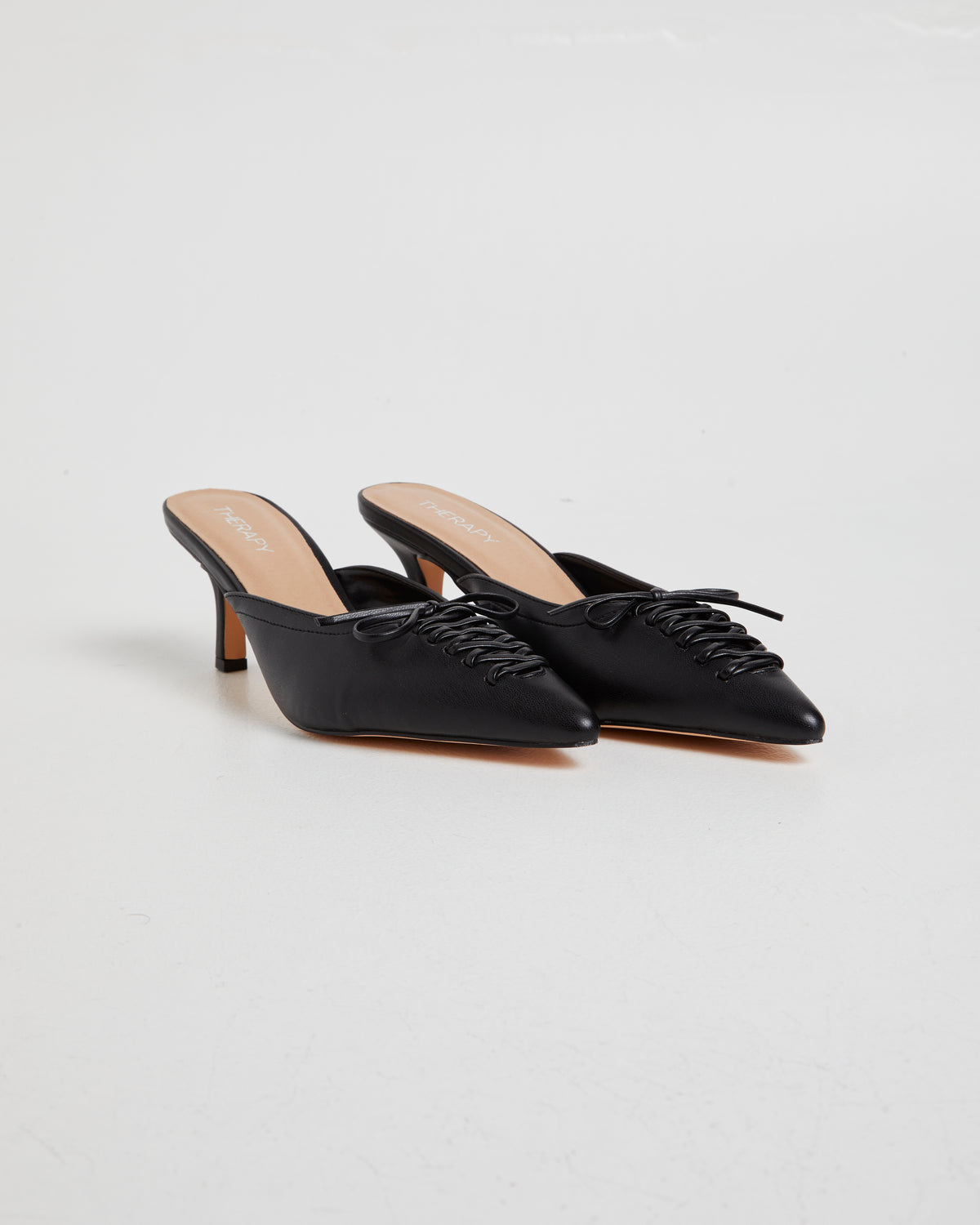 Jealous Black Smooth Heels BLACK