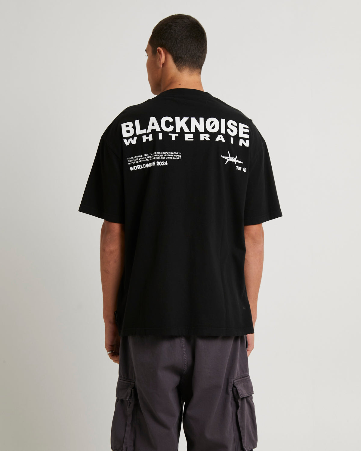 Nigh Short Sleeve T-Shirt WASHED BLACK