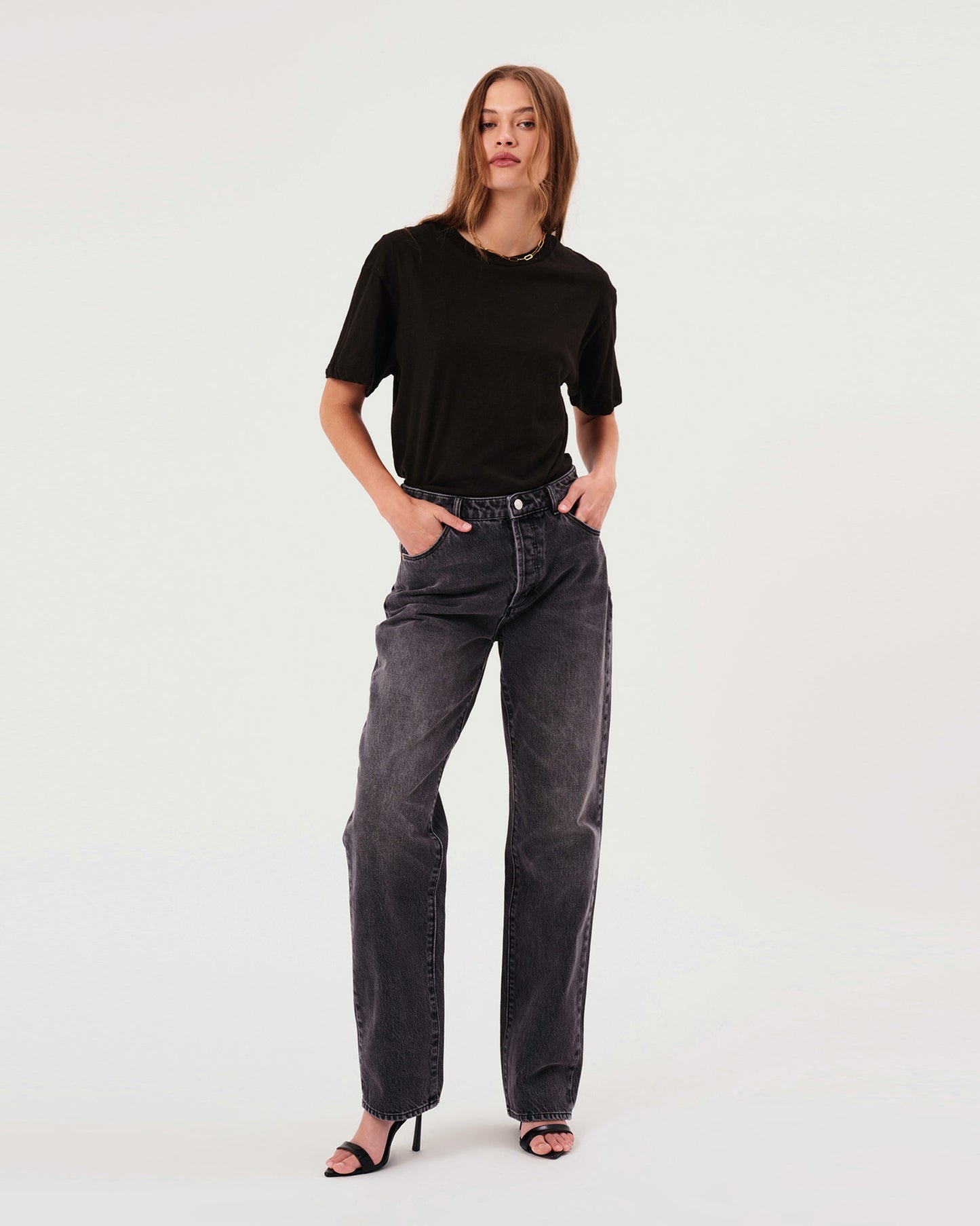 90's Relaxed Denim Jeans Worn