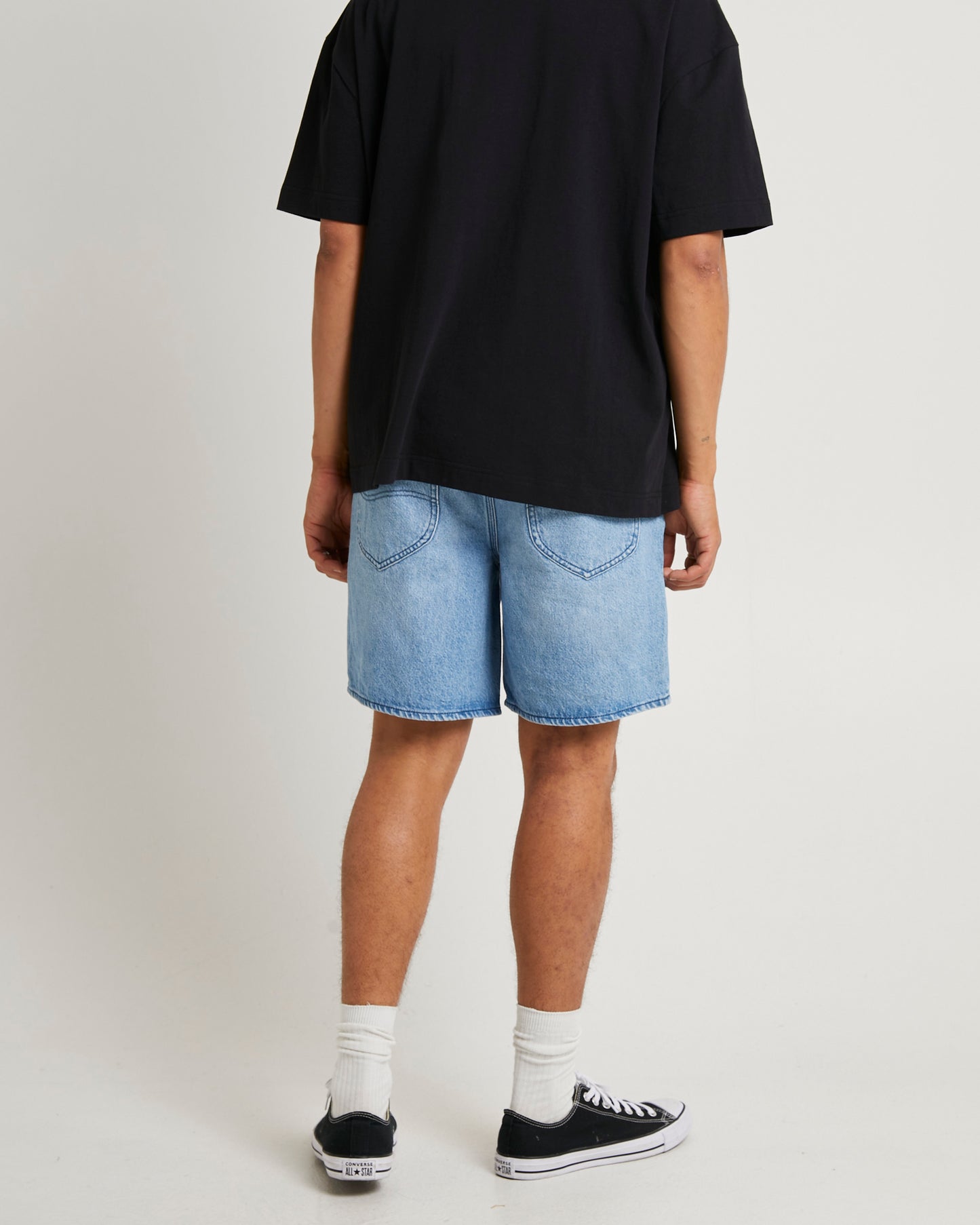 L-Four Baggy Denim Shorts