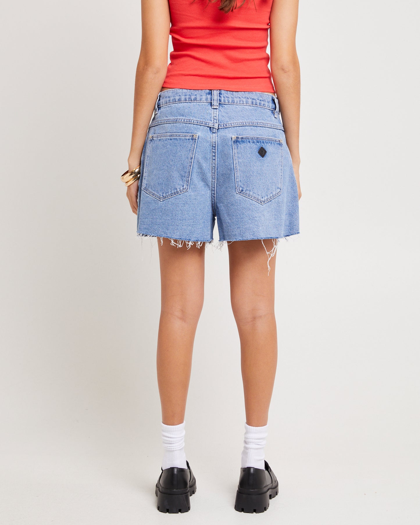 95 Mid Baggy Denim Shorts Ema