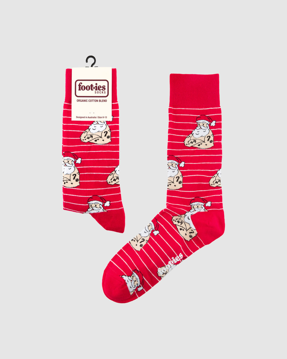Christmas Tattoo Santa Organic Cotton Socks ASSORTED