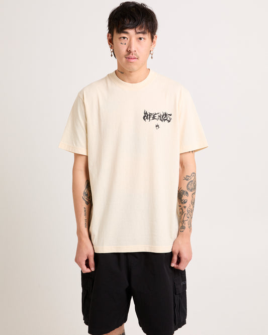 Fire Pit Retro Fit T-Shirt SAND