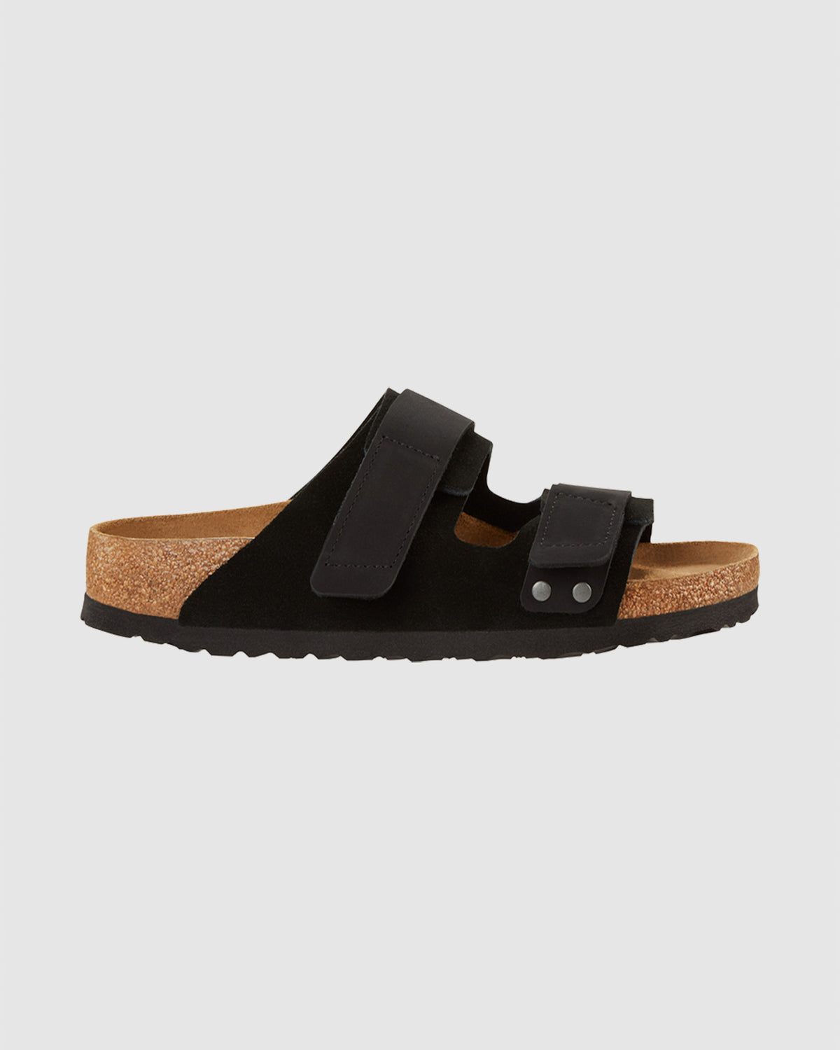Uji Nubuck Suede Leather BLACK