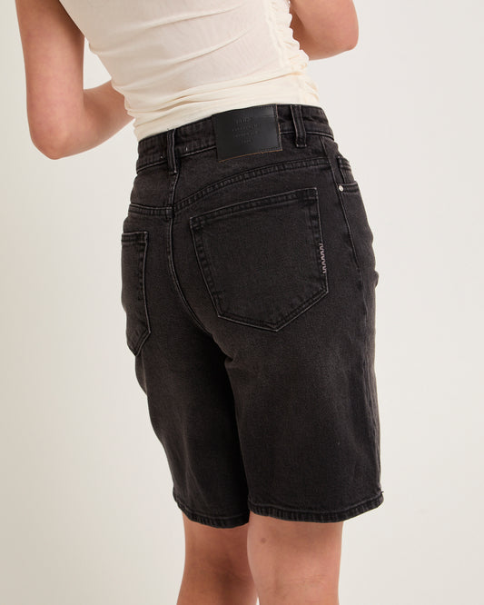 Phoebe Denim Shorts Underground Noir WASHED BLACK