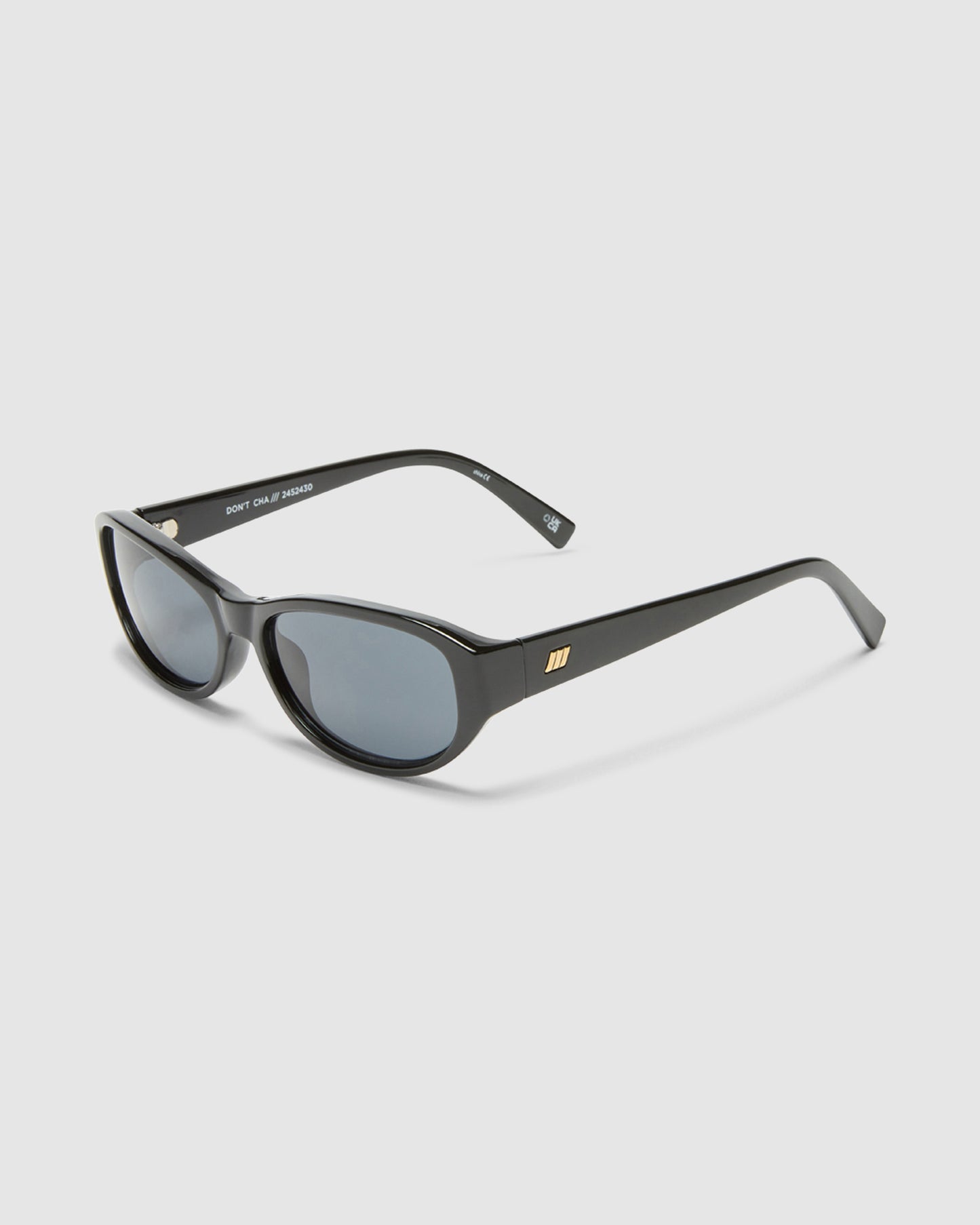 Don't Cha Sunglasses Black/Smoke Mono