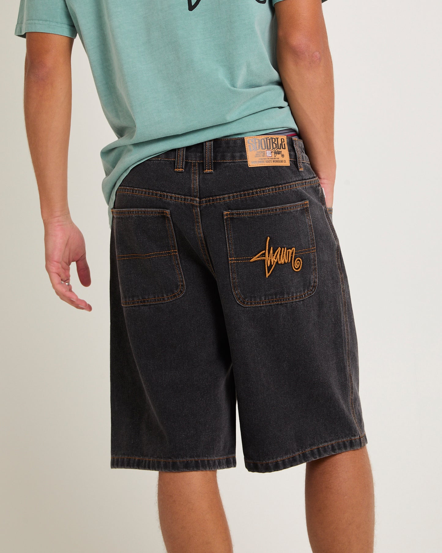 Emb Denim Standard Shorts