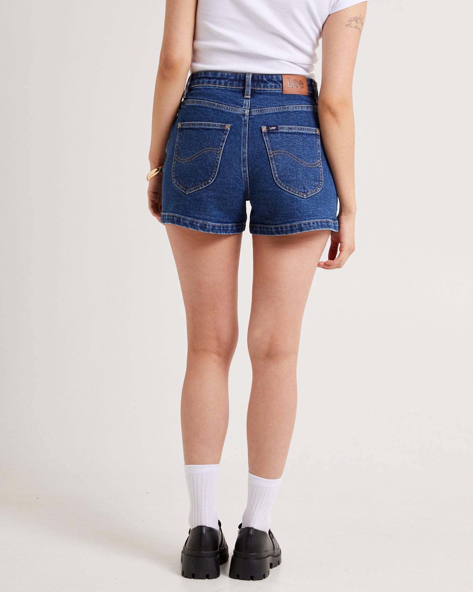 High Relaxed Denim Shorts – General Pants - Main Image