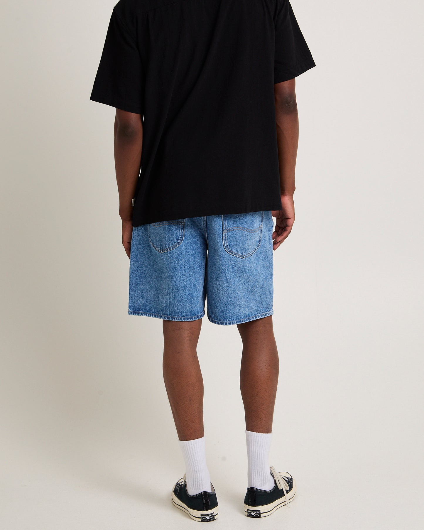 L-Four Baggy Denim Shorts