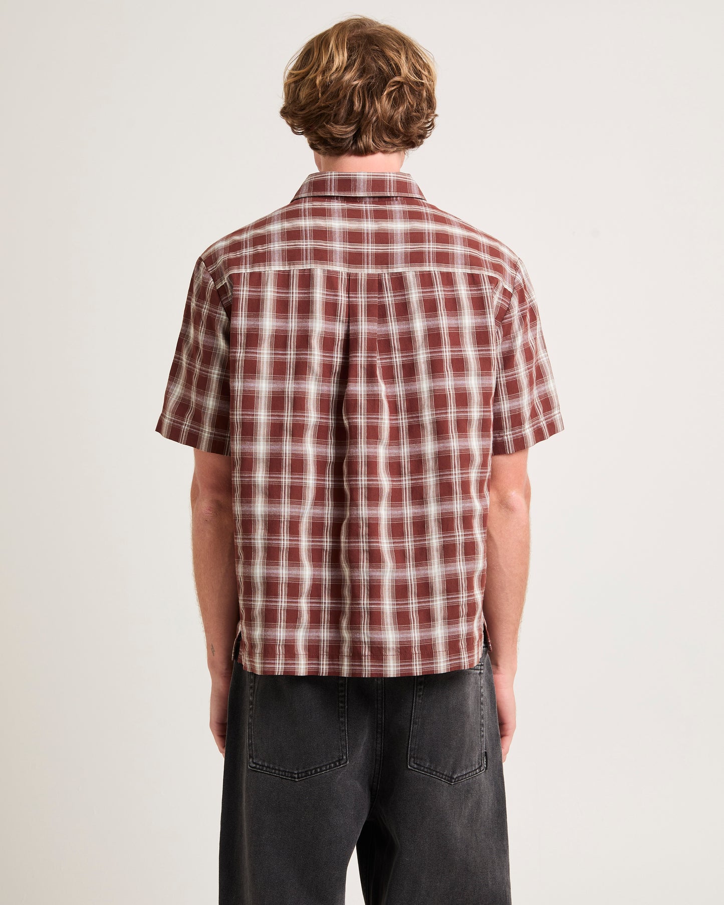 Figment Box Short Sleeve Check Shirt