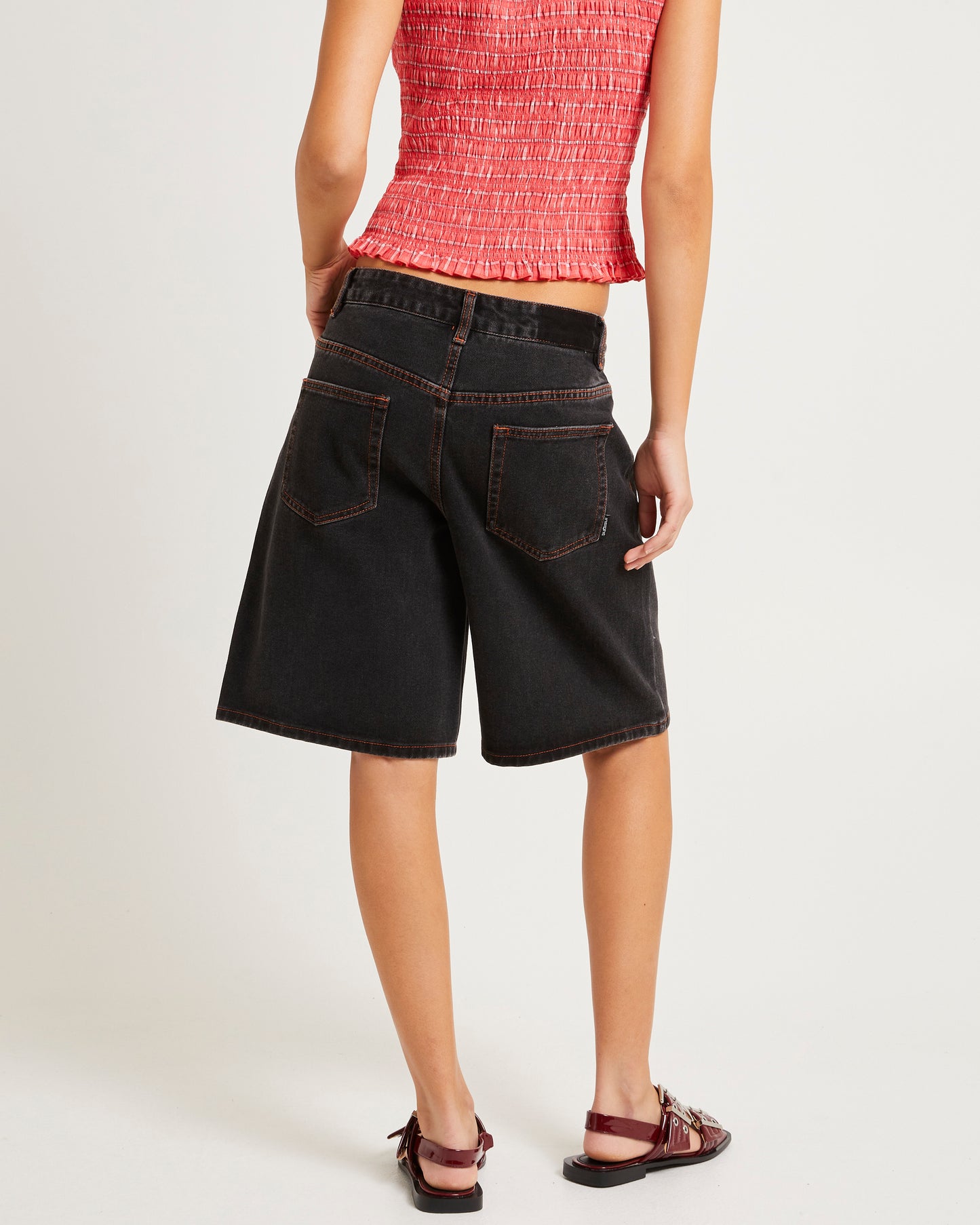 Kourtney Longline Denim Jorts