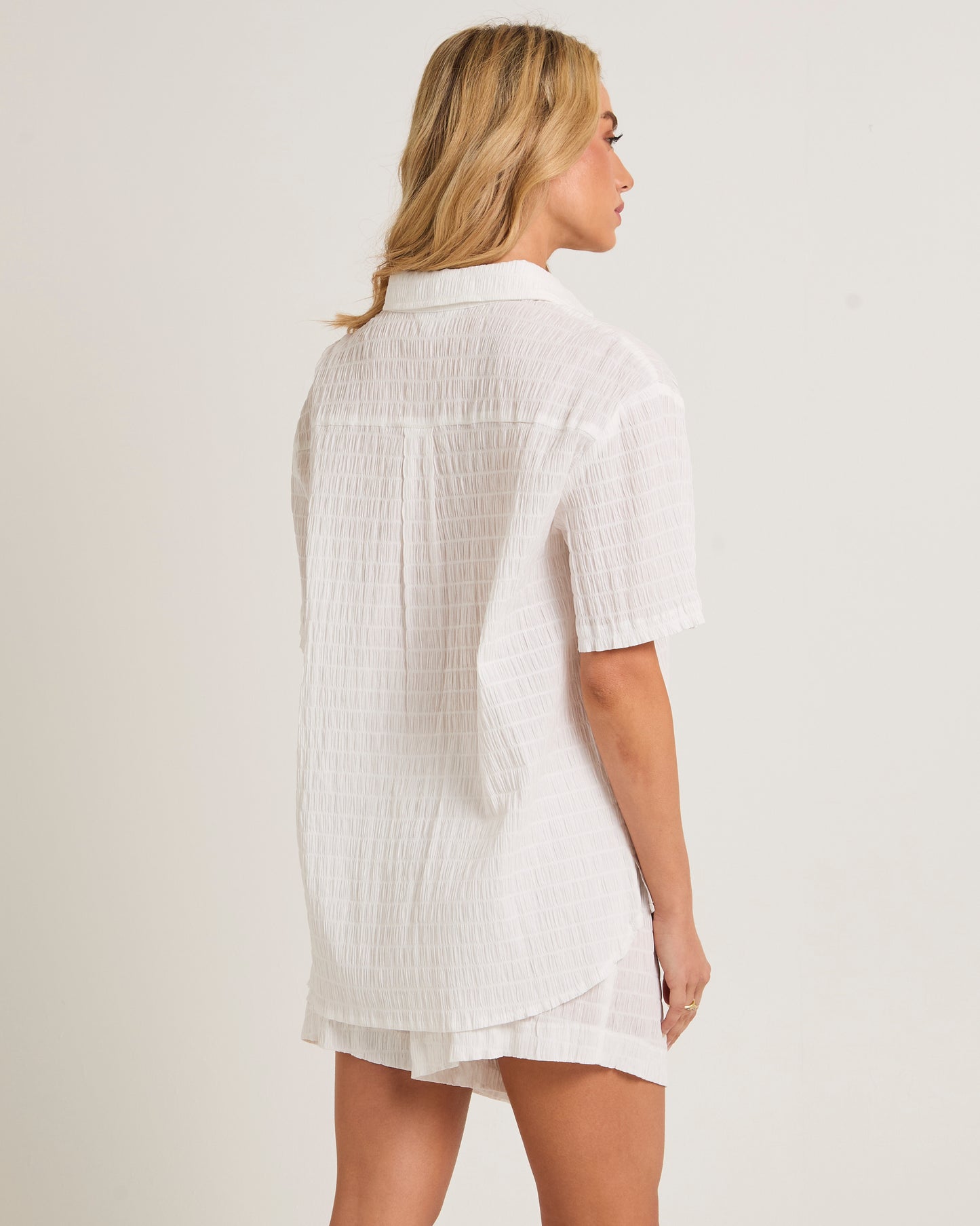 Bisbee Shirred Oversized Shirt