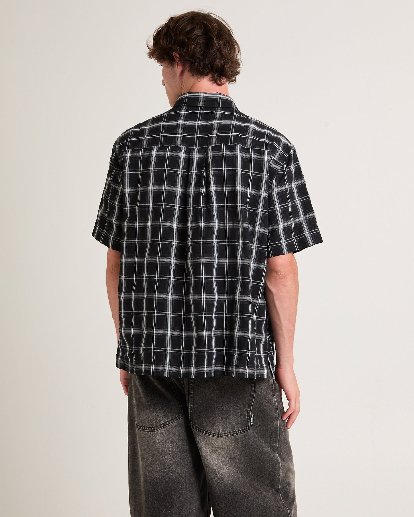 Figment Box Short Sleeve Check Shirt