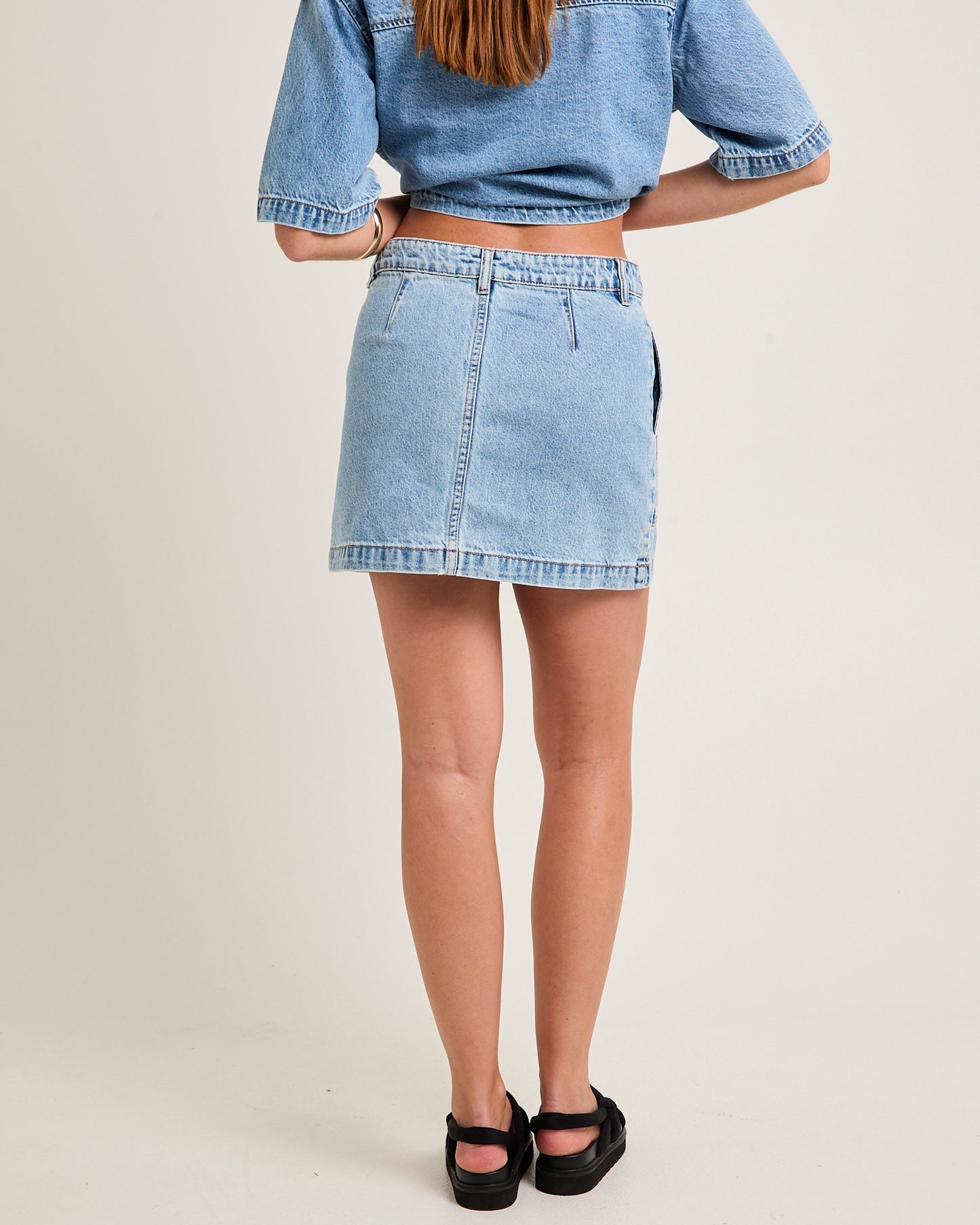 Mercer Denim Mini Skirt