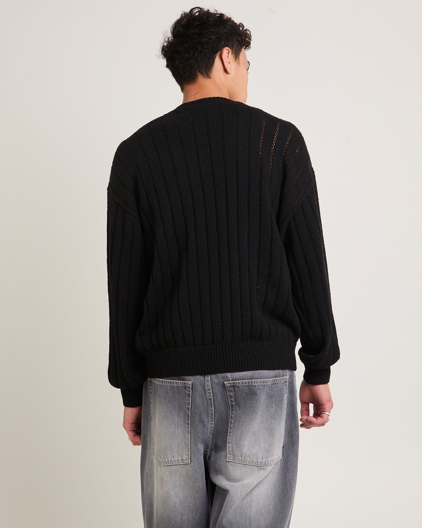 Manual Knit Crew Jumper