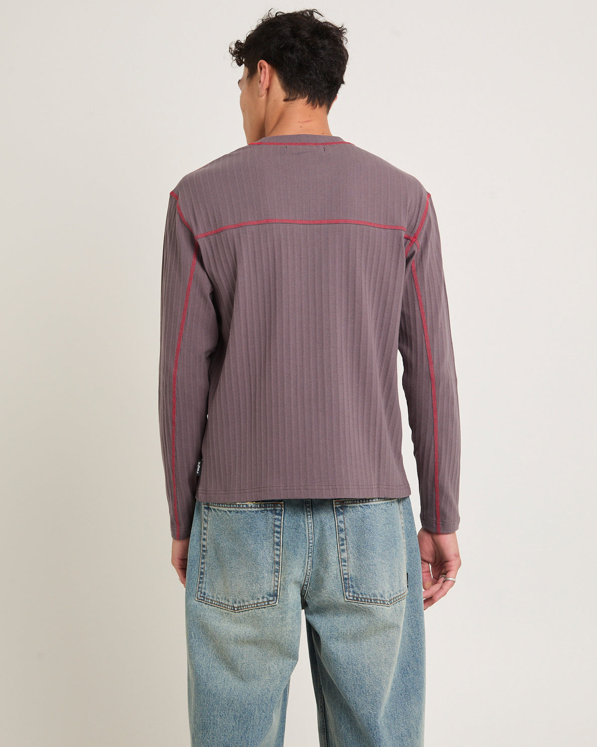 CCTV Rib Long Sleeve Shirt