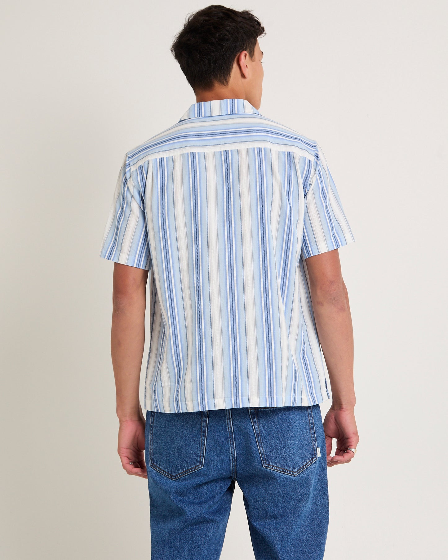 Pinnacle Stripe Short Sleeve Resort Shirt