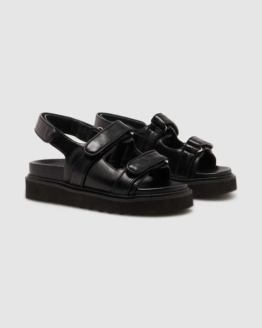 Veto Platform Sandals BLACK