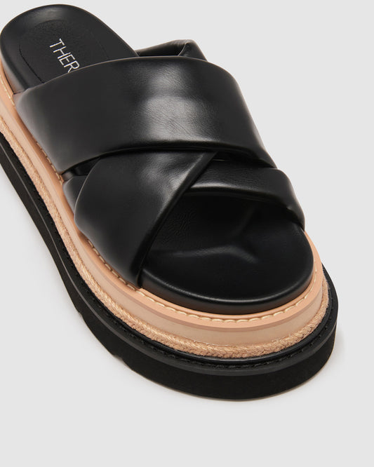 Zella Platform Sandals Black BLACK