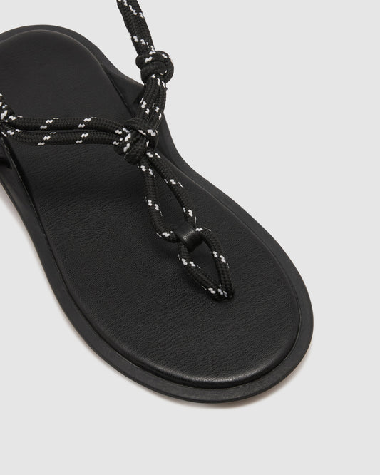 Mount Rope Sandals BLACK