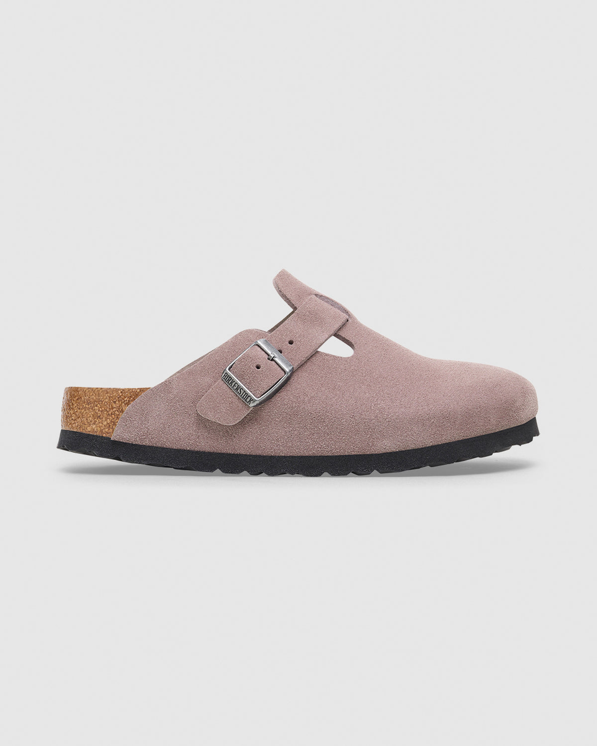 Boston Soft Footbed Suede Leather Sandals FADED PURPLE