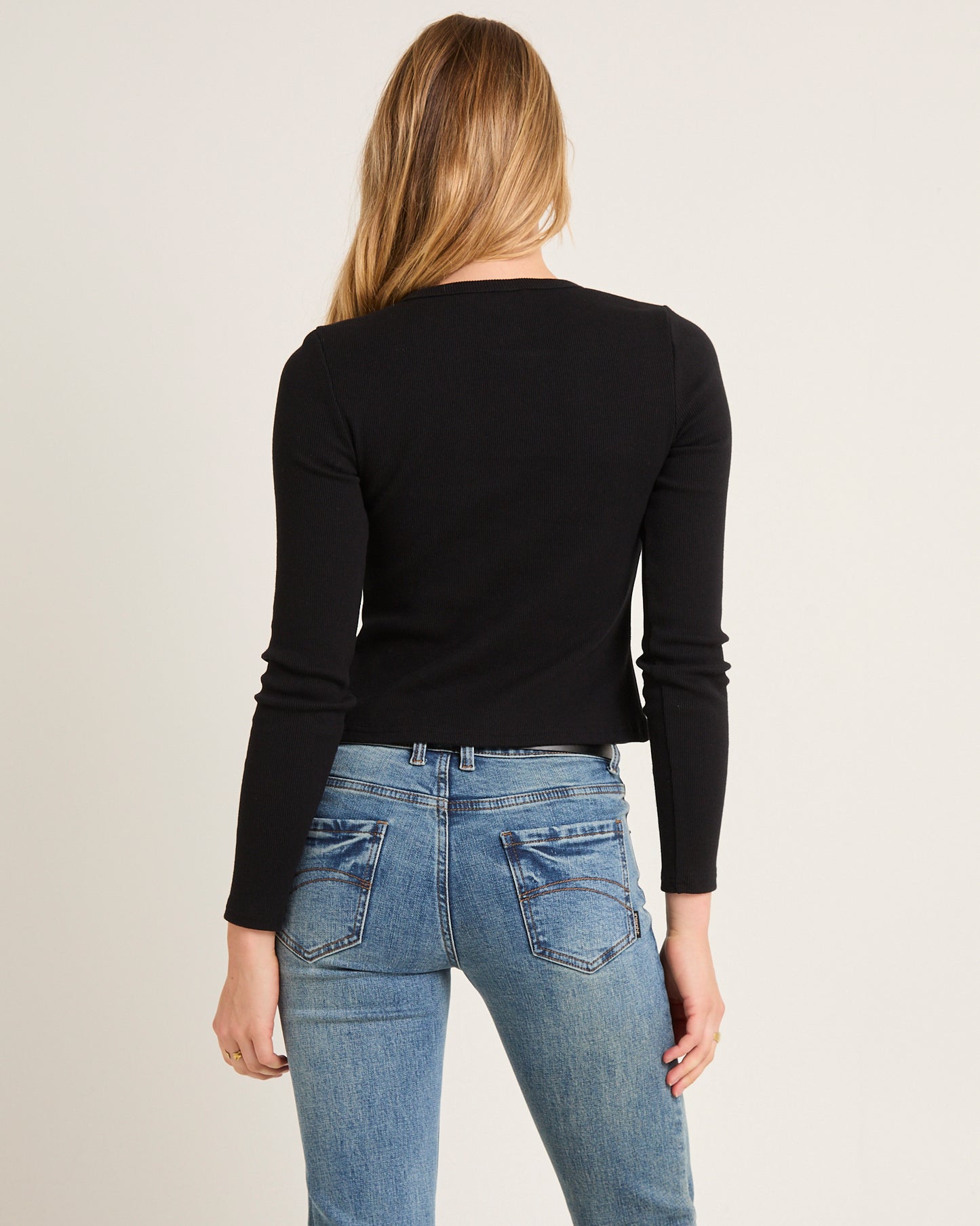 Maddy Button Asymmetric Top