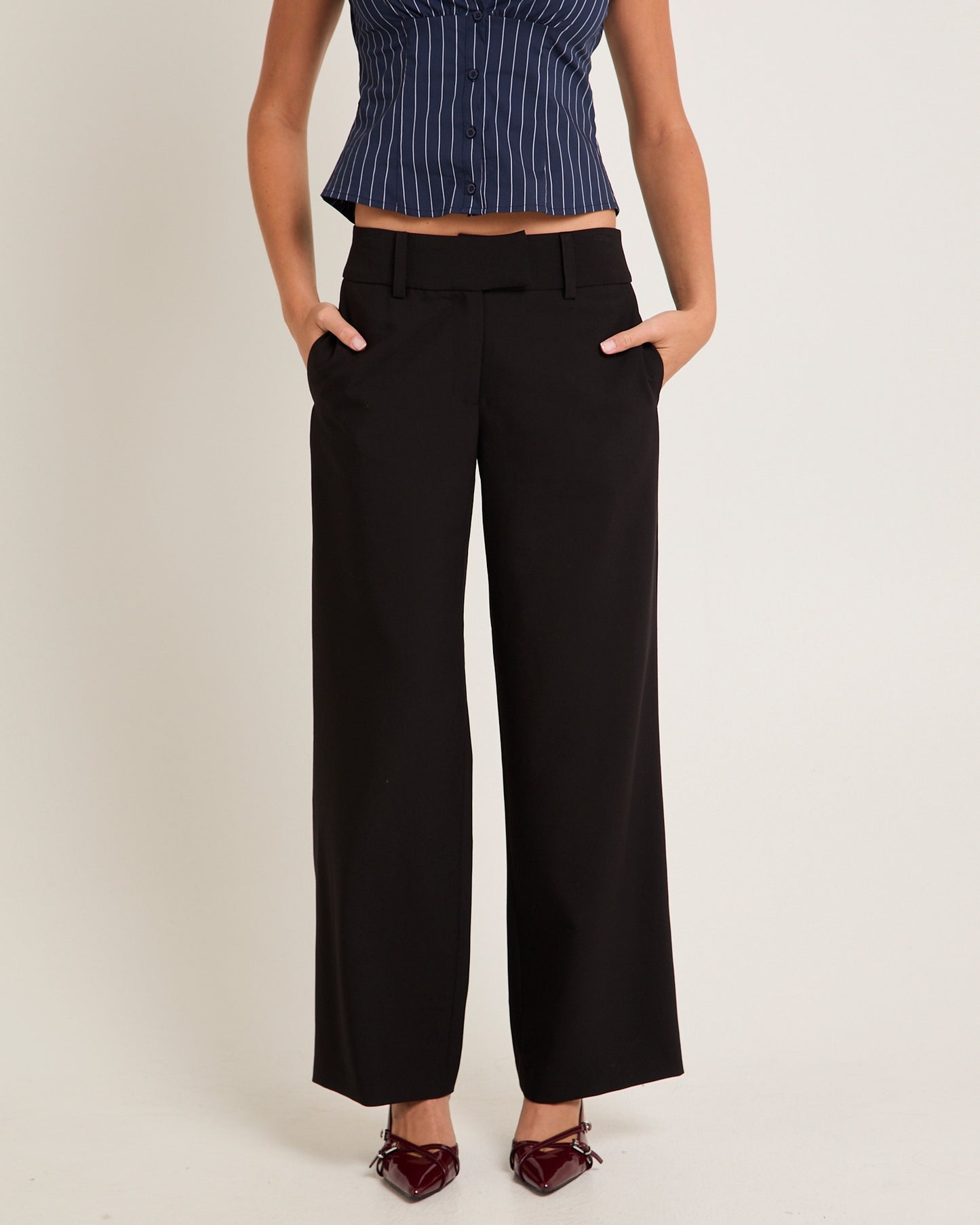 Lucia Baggy Low Rise Pants