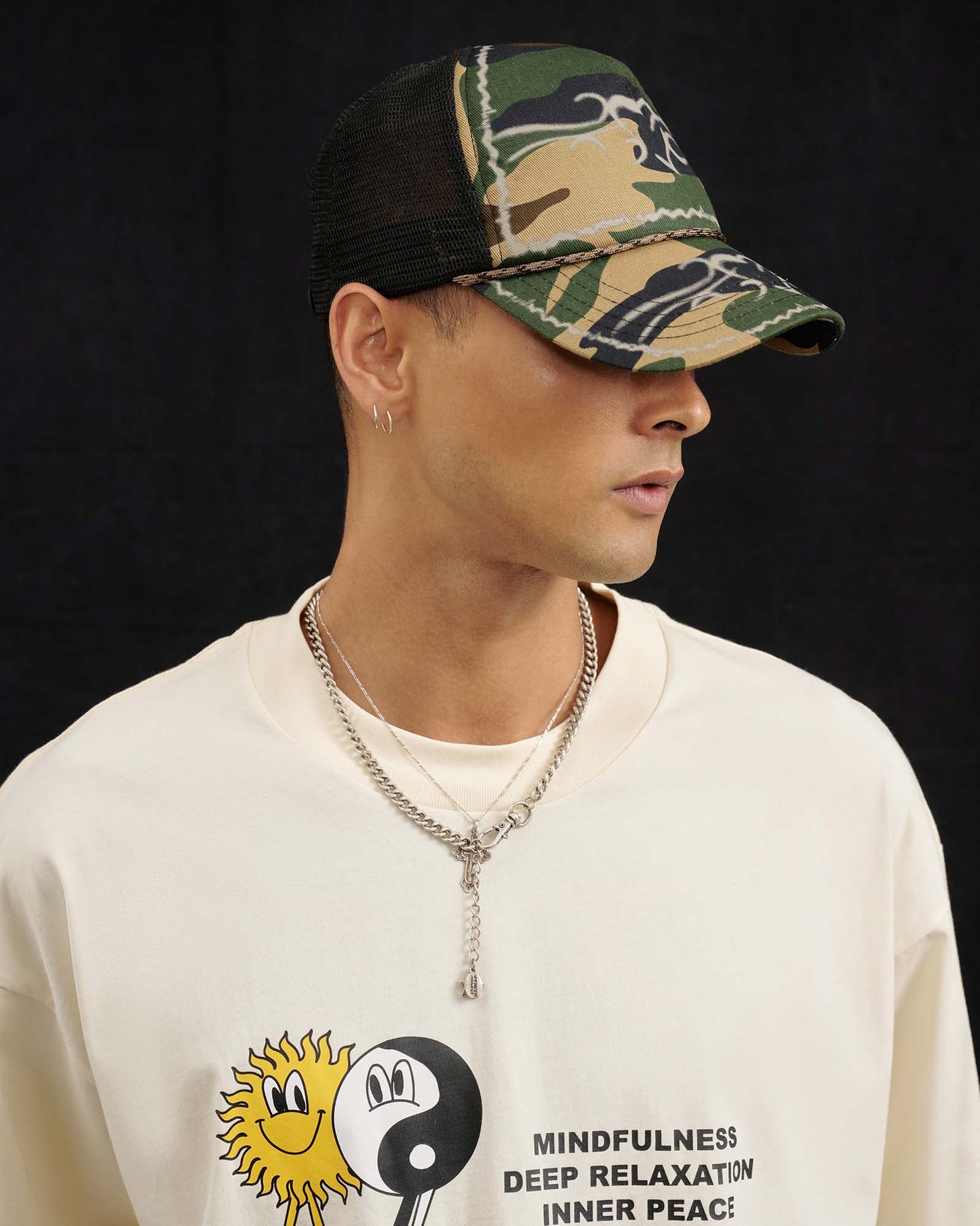 Tribal Airbrush Trucker Cap