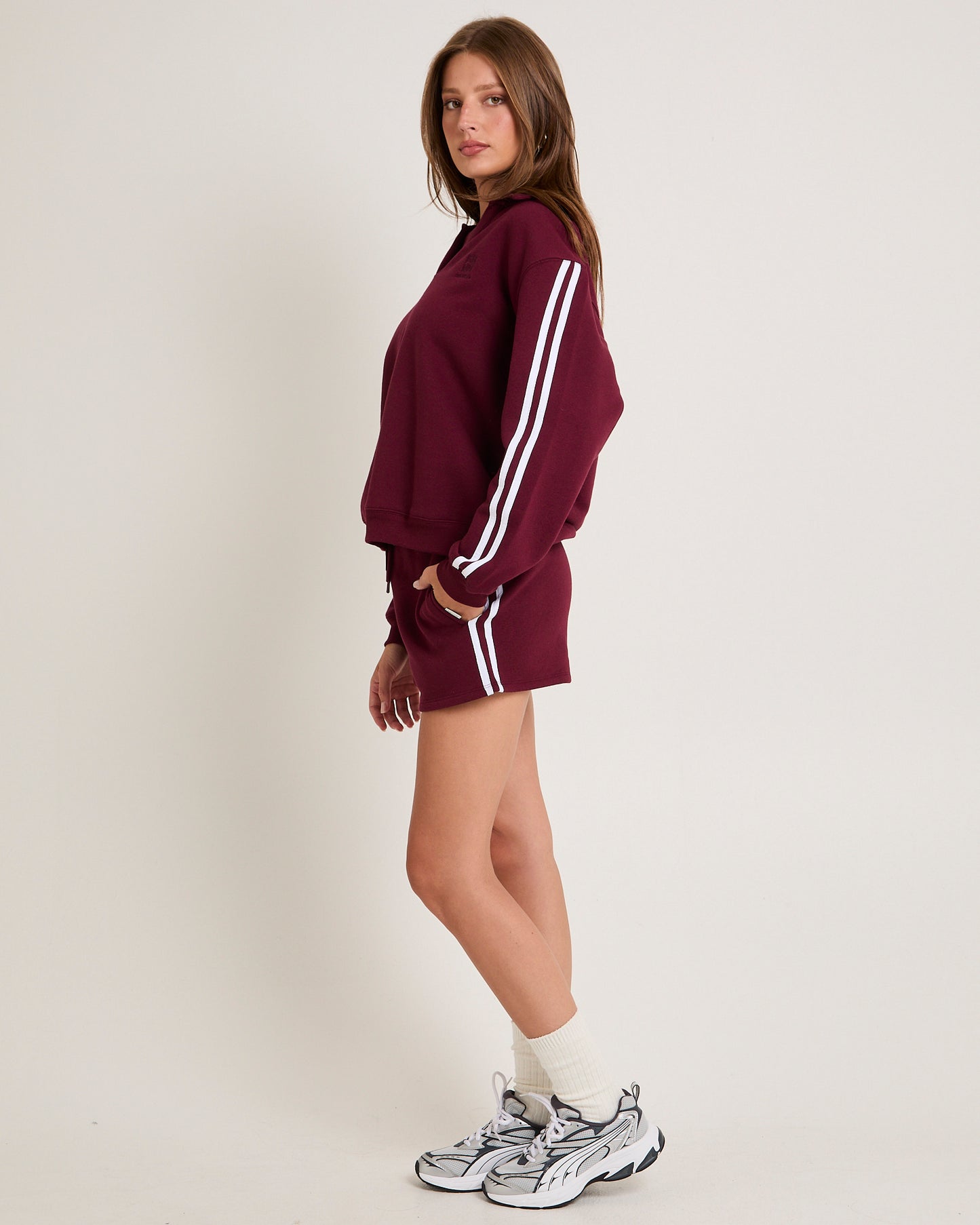 Sports Stripe Fleece