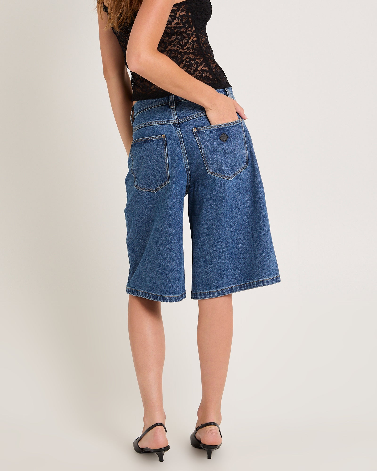 95 Super Baggy Denim Jorts Panels Bella – General Pants Co.