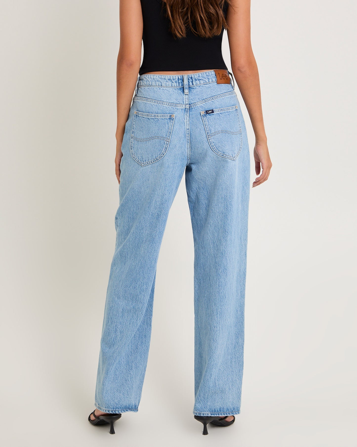 Low Slouched Denim Jeans Skyline Blue