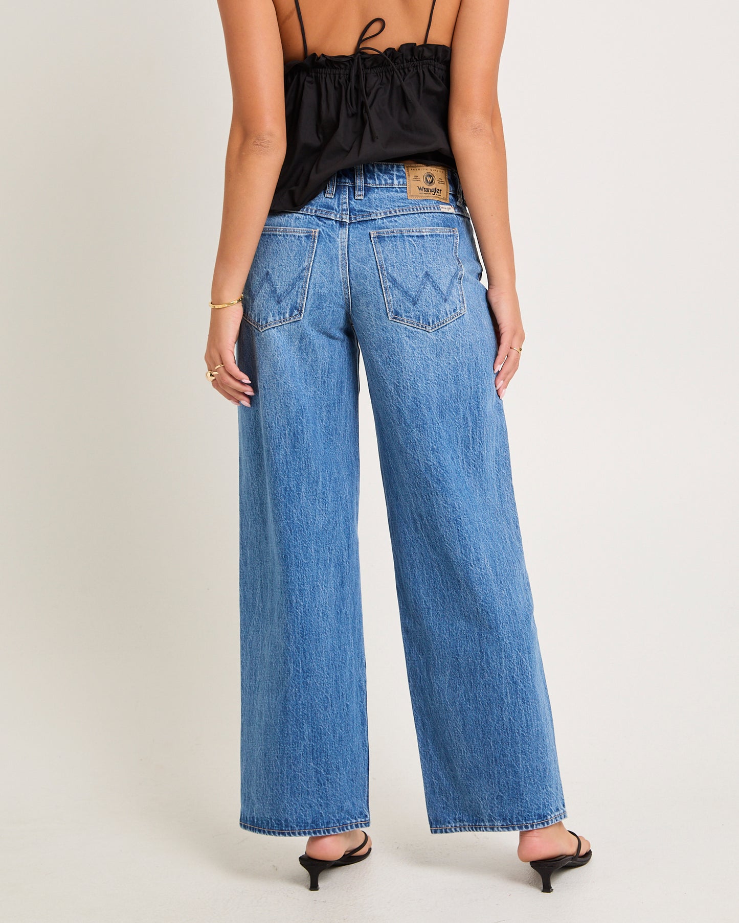 Low Farrah Baggy Denim Jeans Blue River
