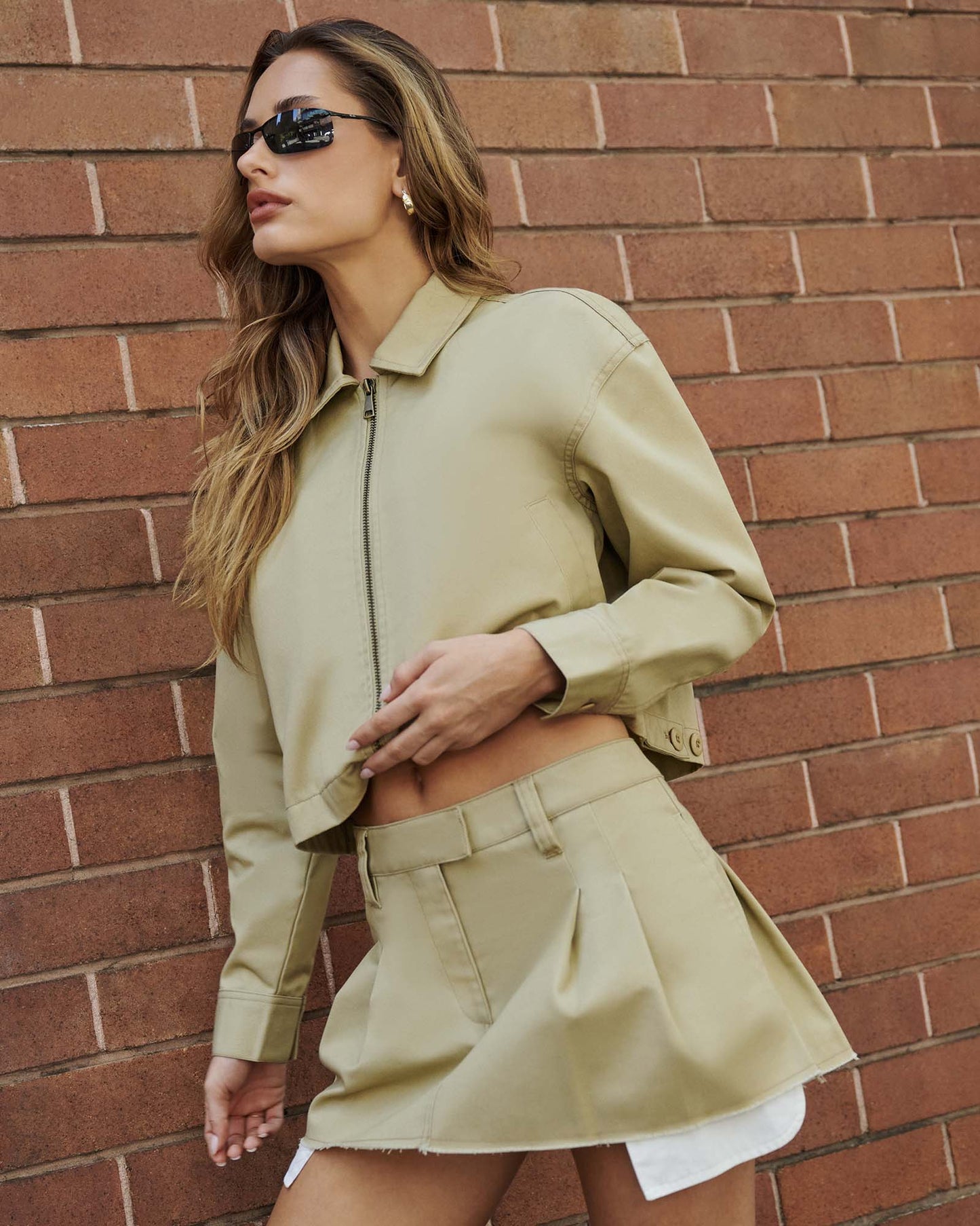 Petra Pleated Mini Skirt