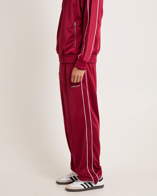 Script Tricot Track Pants WINE