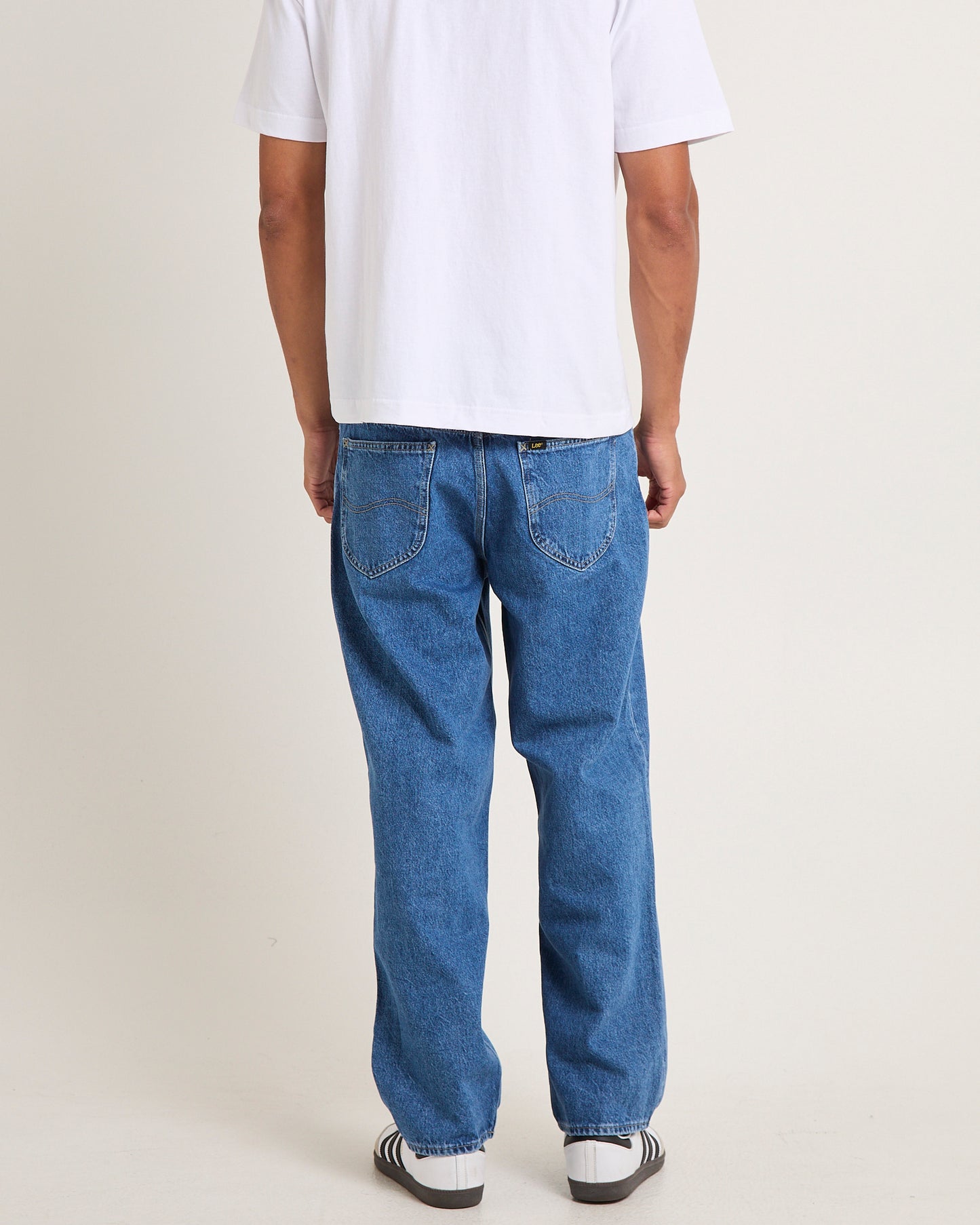 L-Four Baggy Denim Jeans Rooftop Blue