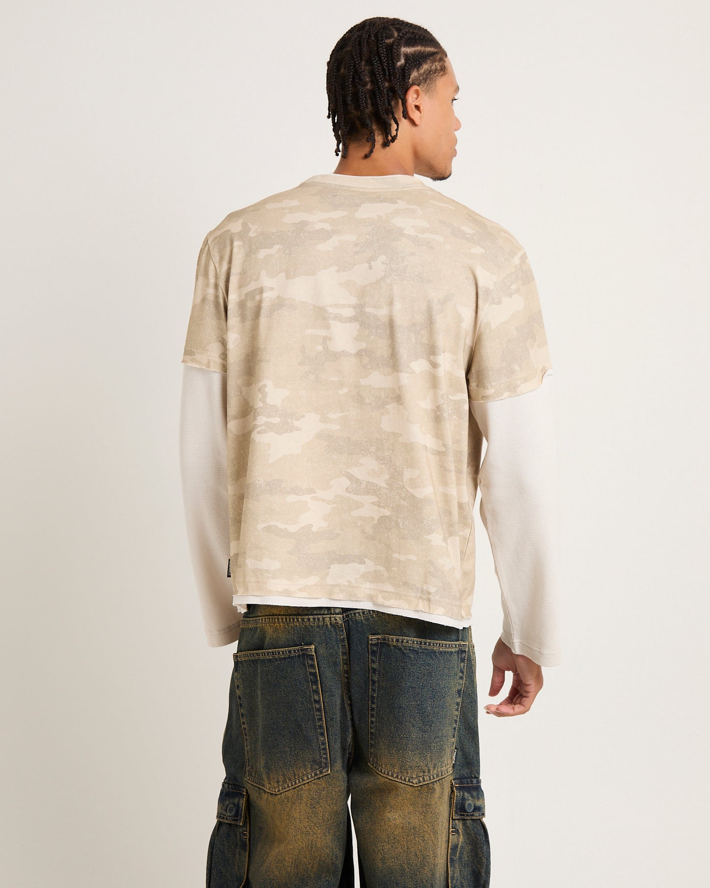 Camo Double Sleeves T-Shirt