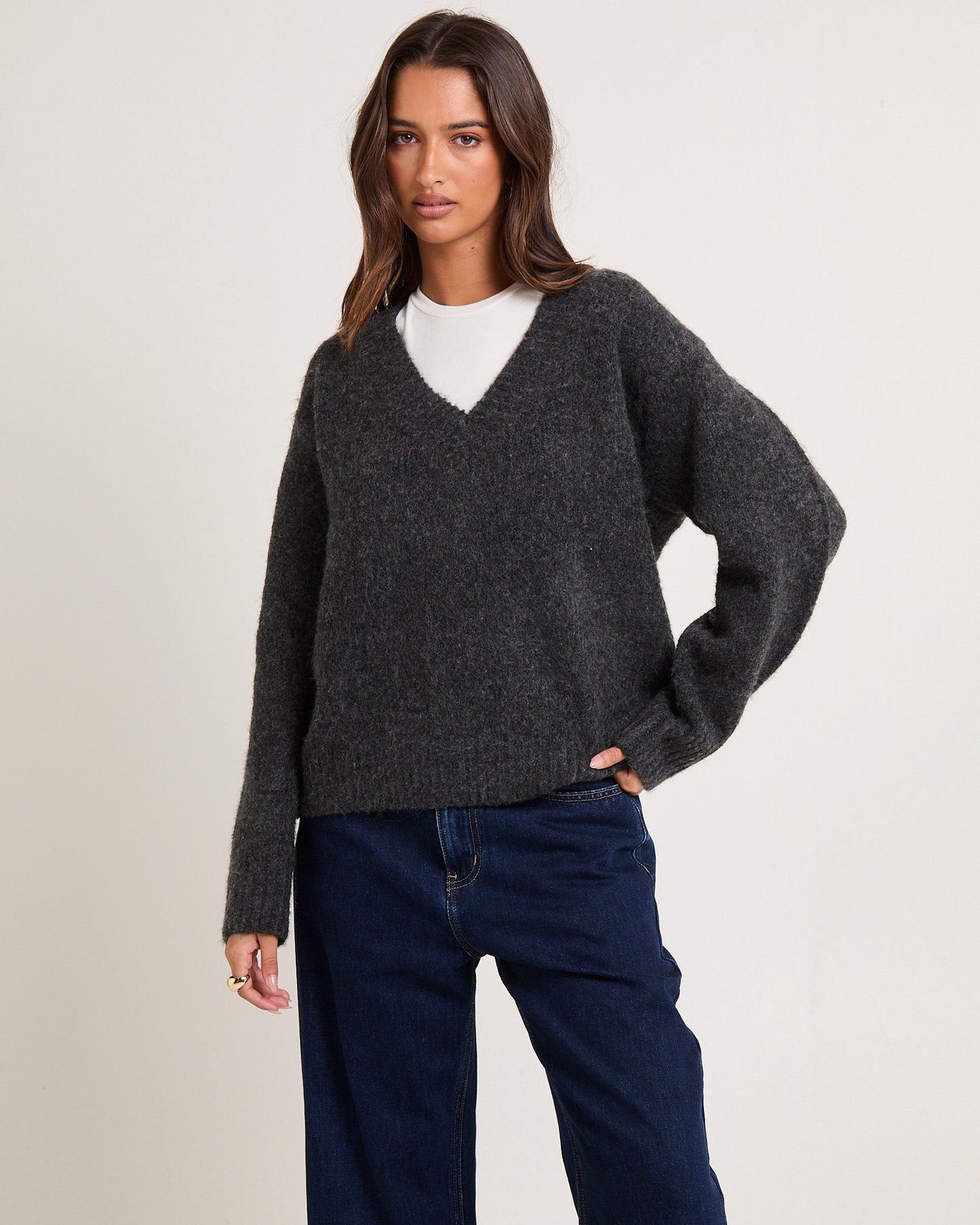 Capri V Neck Knit Jumper
