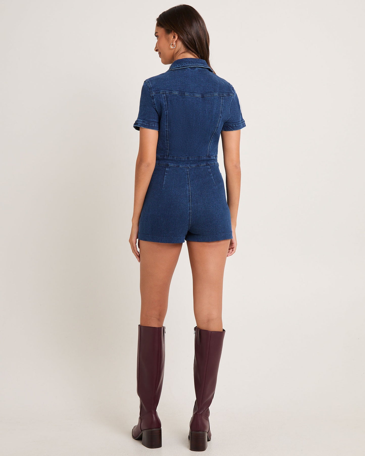 Alanis Denim Playsuit