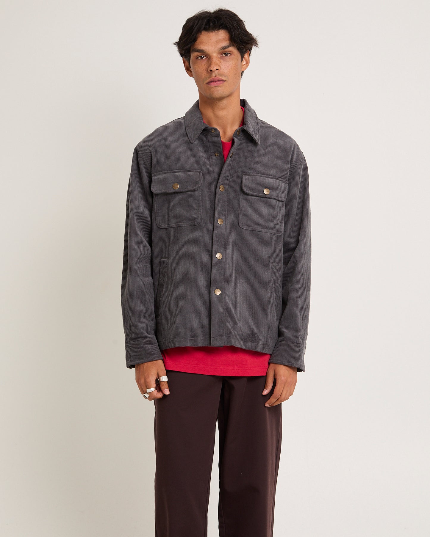 Conditions Corduroy Long Sleeve Overshirt