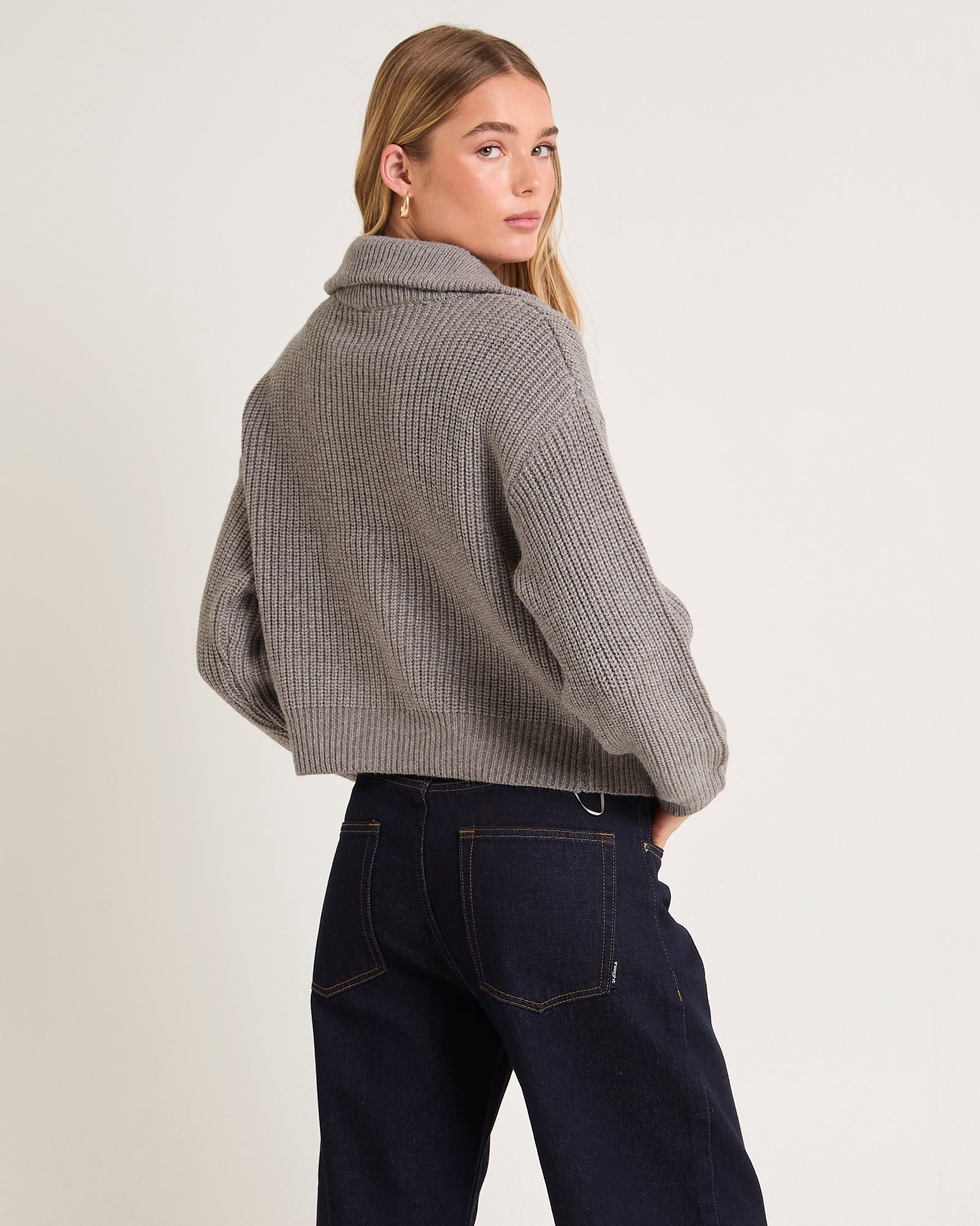 Ellie Double End Zip Longline Cardigan – General Pants Co.
