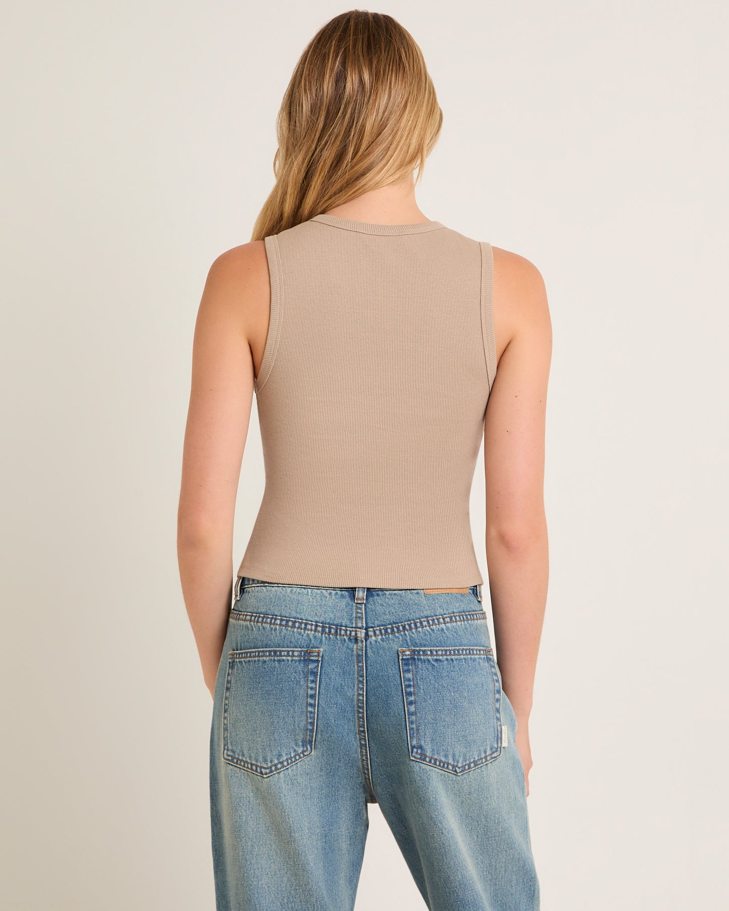 Zoe Button Front Tank Top