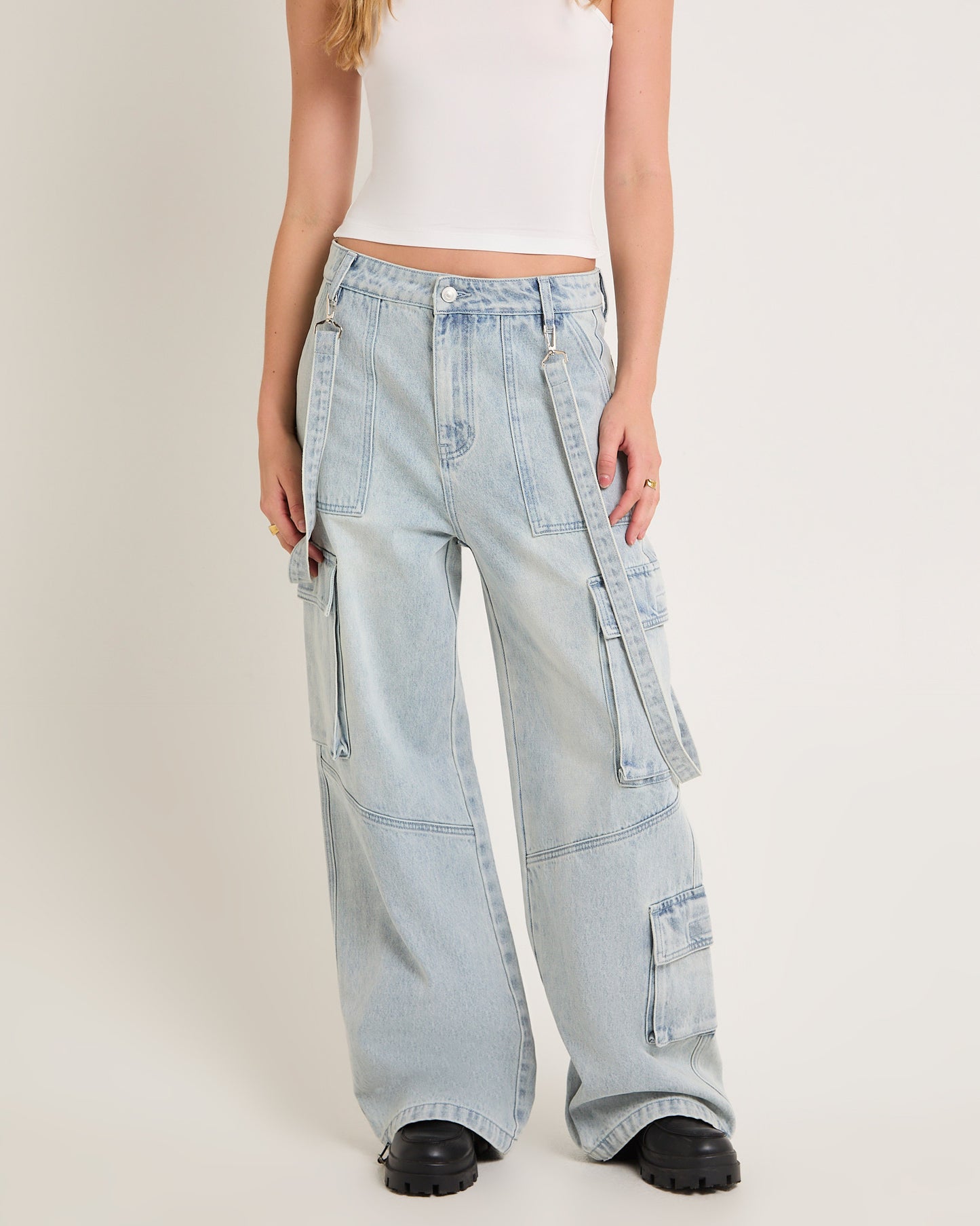 Remedy Denim Cargo Pants