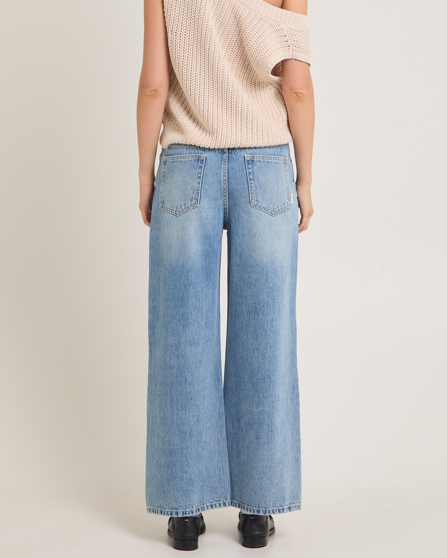 Wren High & Wide Denim Jeans Petite