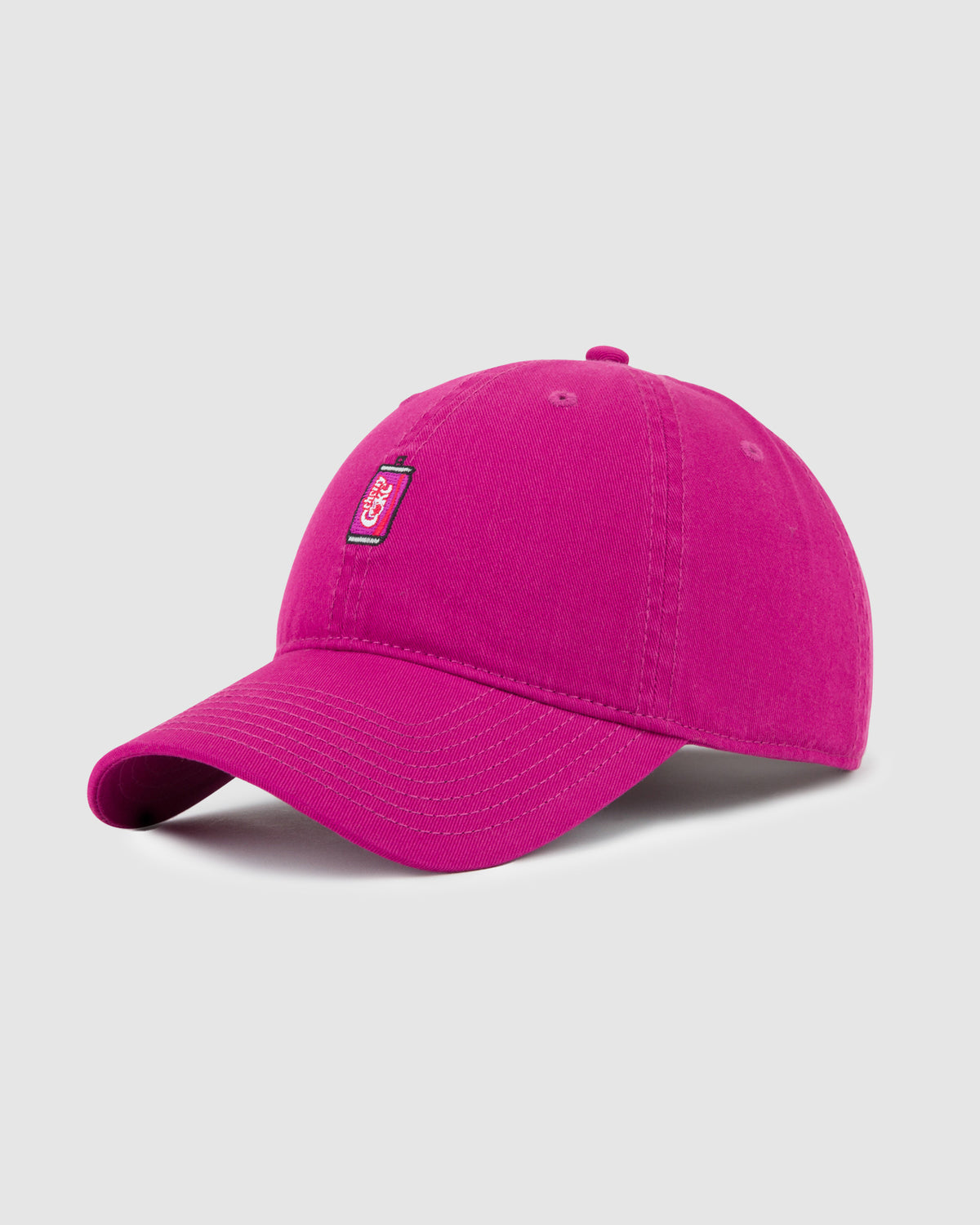 Cherry Coke Micro Embroidery Ballpark Cap
