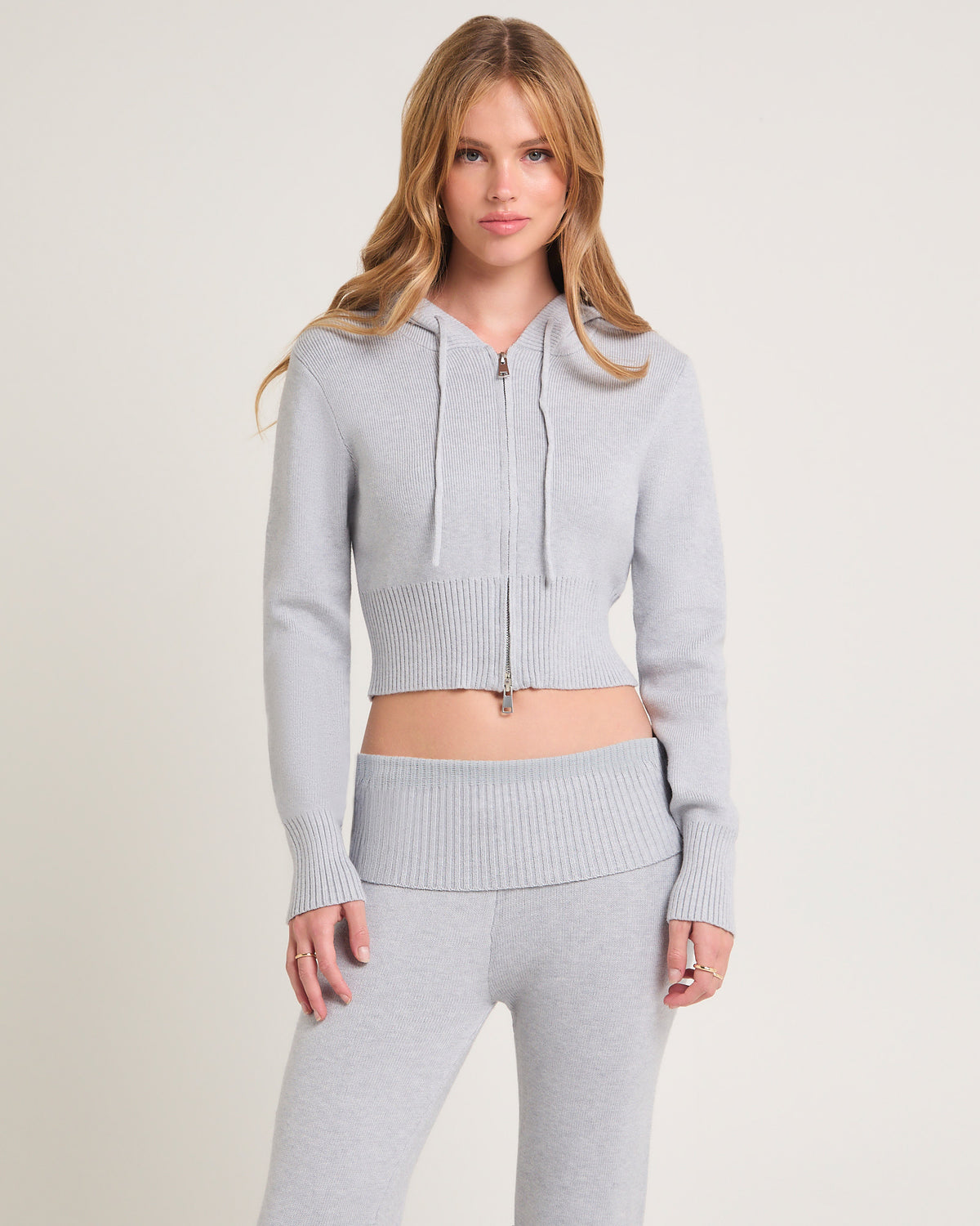 Sonia Knitted Hoodie FAWN