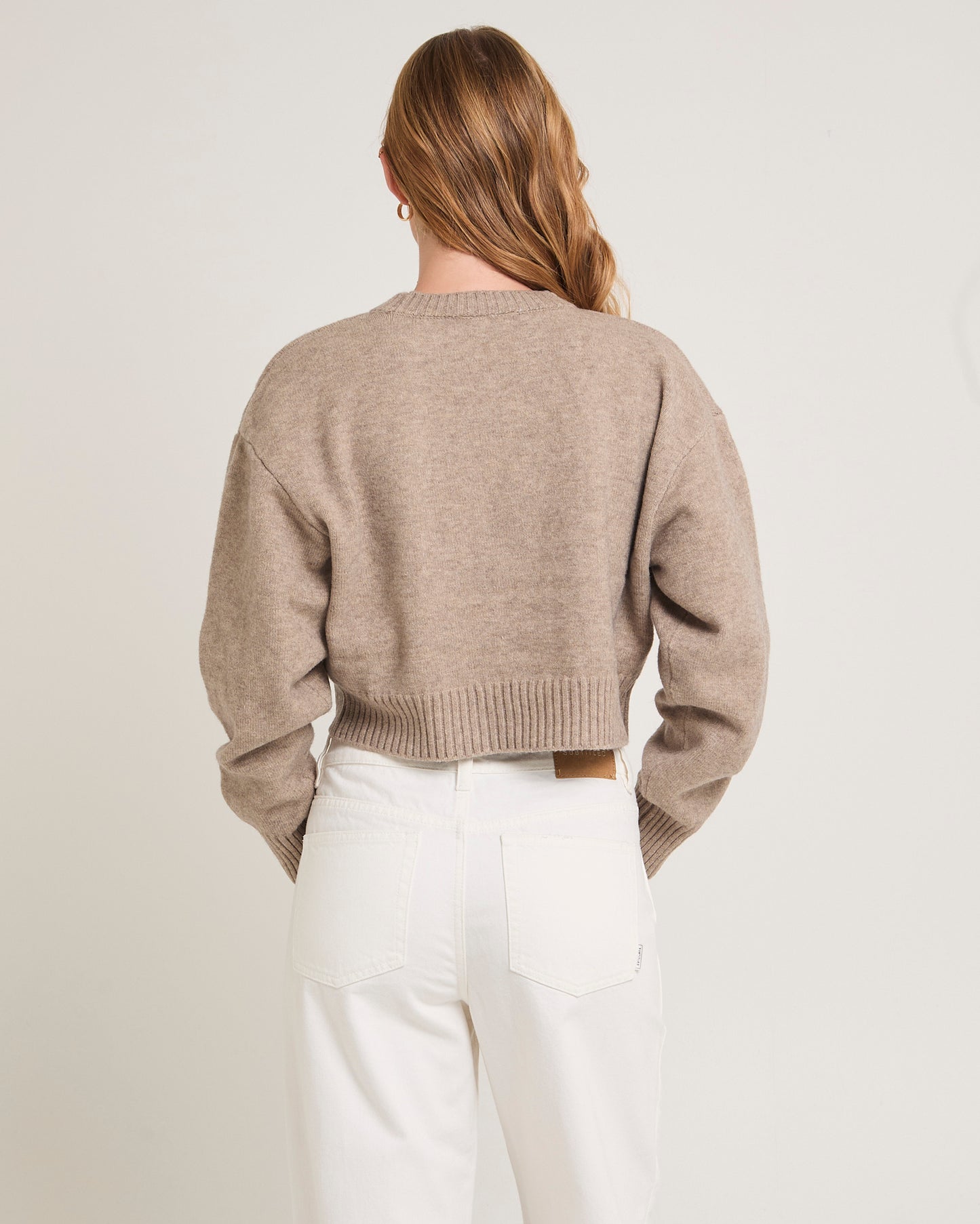 Tasmine Cropped Knit Sweater