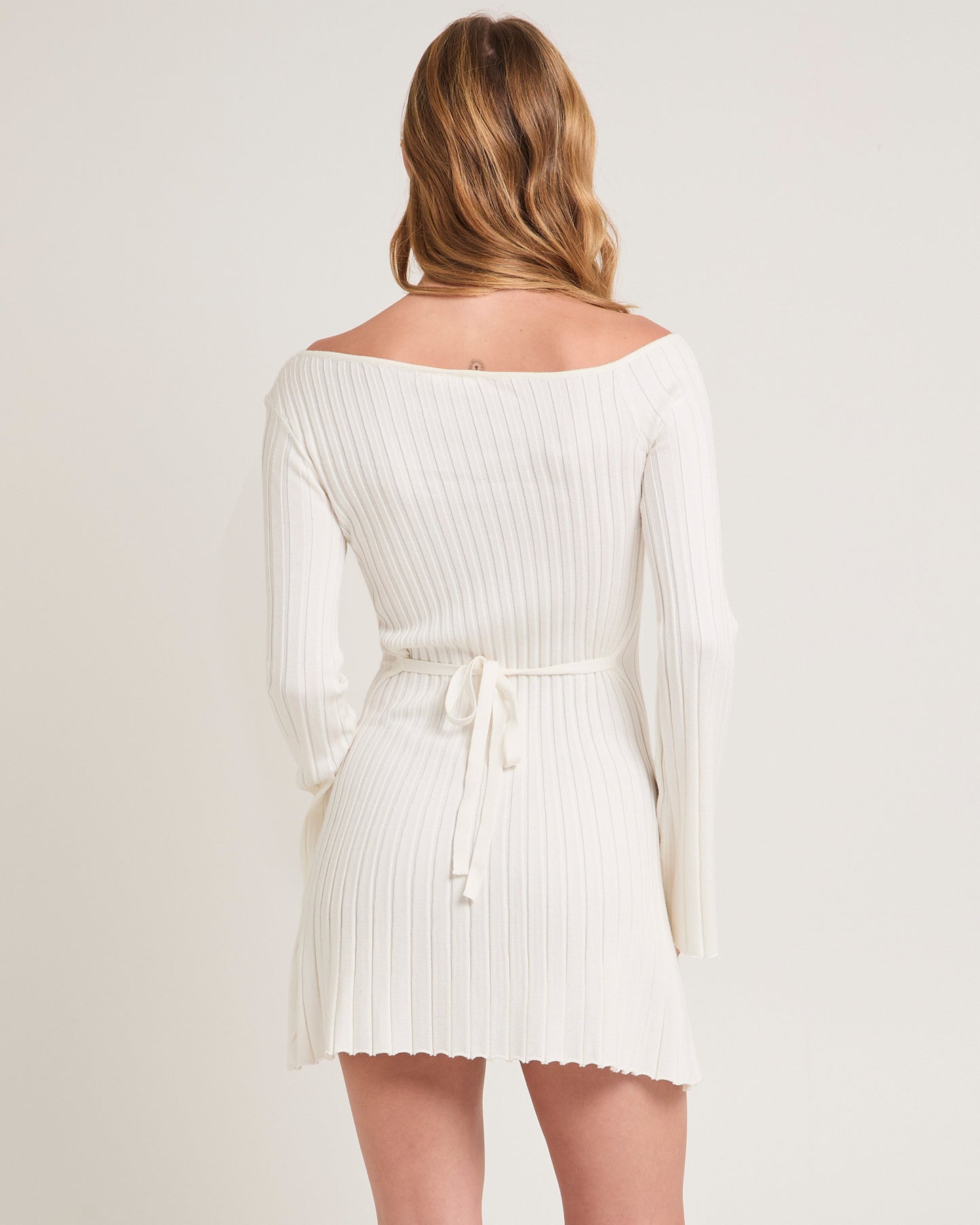 Remi Ribbed One Shoulder Mini Dress