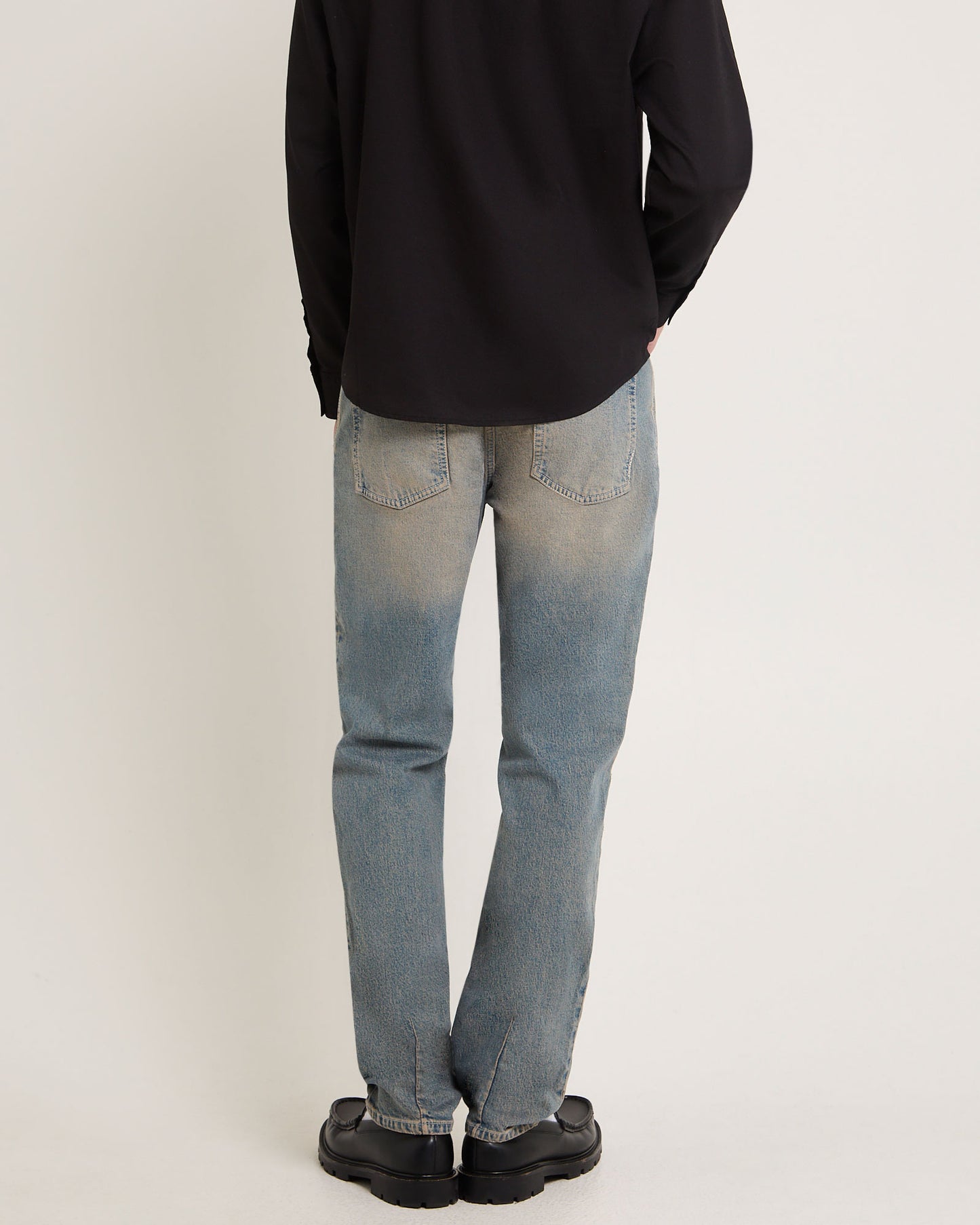 Ray Straight Denim Jeans Salt