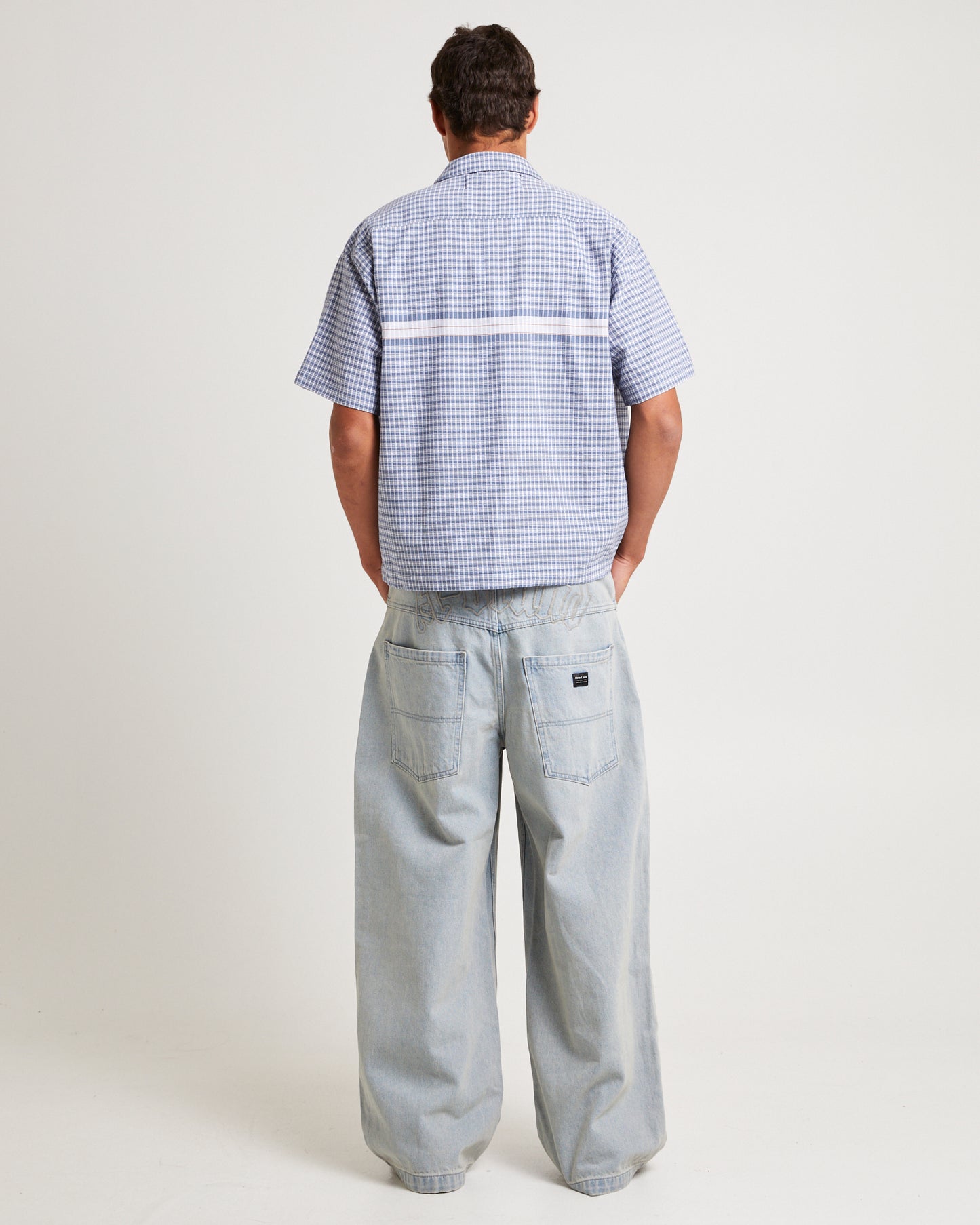 A7 Mega Baggy Denim Jeans Wayne